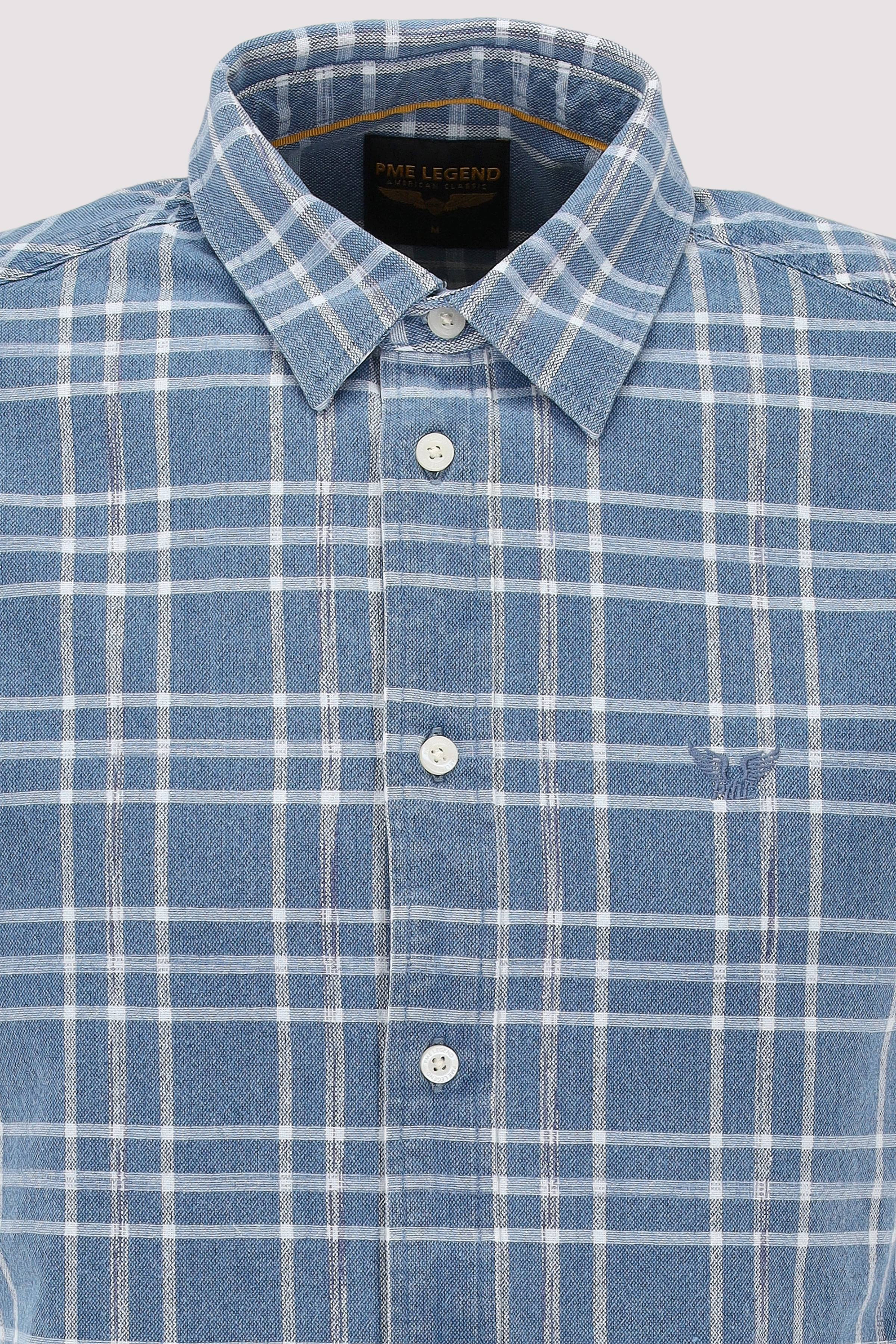 PME Legend - Short Sleeve Shirt Indigo Inje