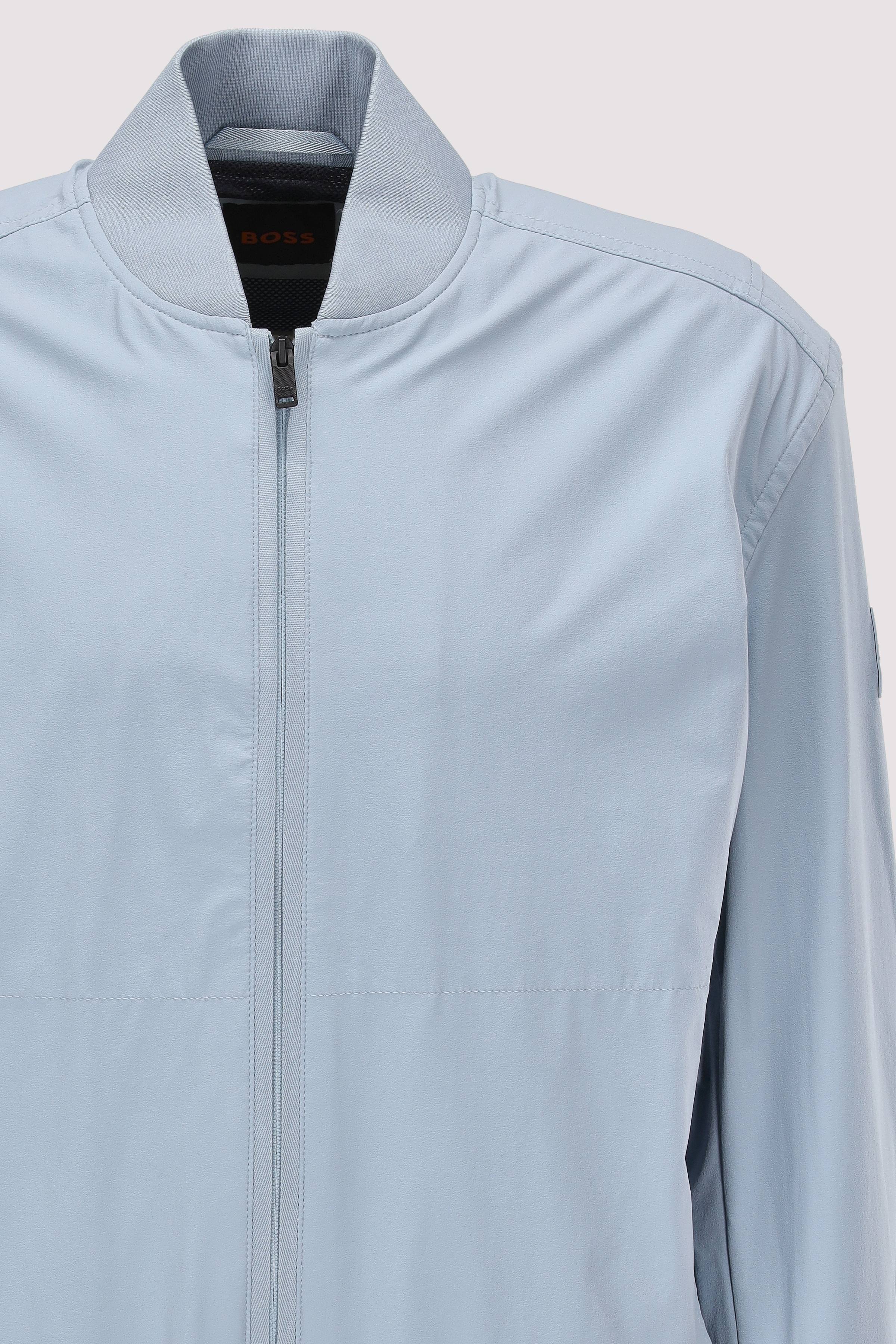 BOSS - BOSS Freizeitjacke hellblau elastisch