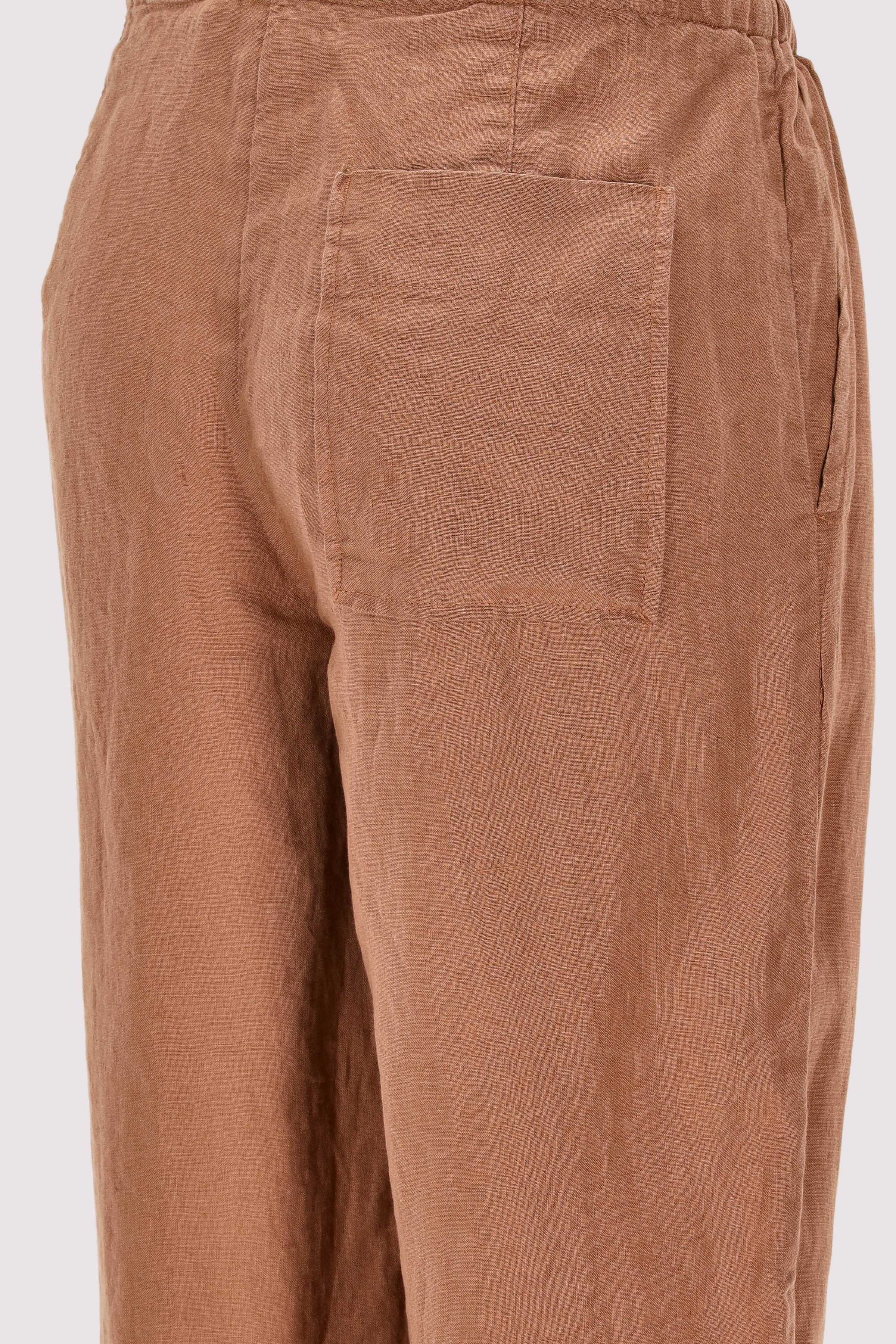 Marc O Polo Casual - Marc O'Polo Leinenhose Burnt Brown