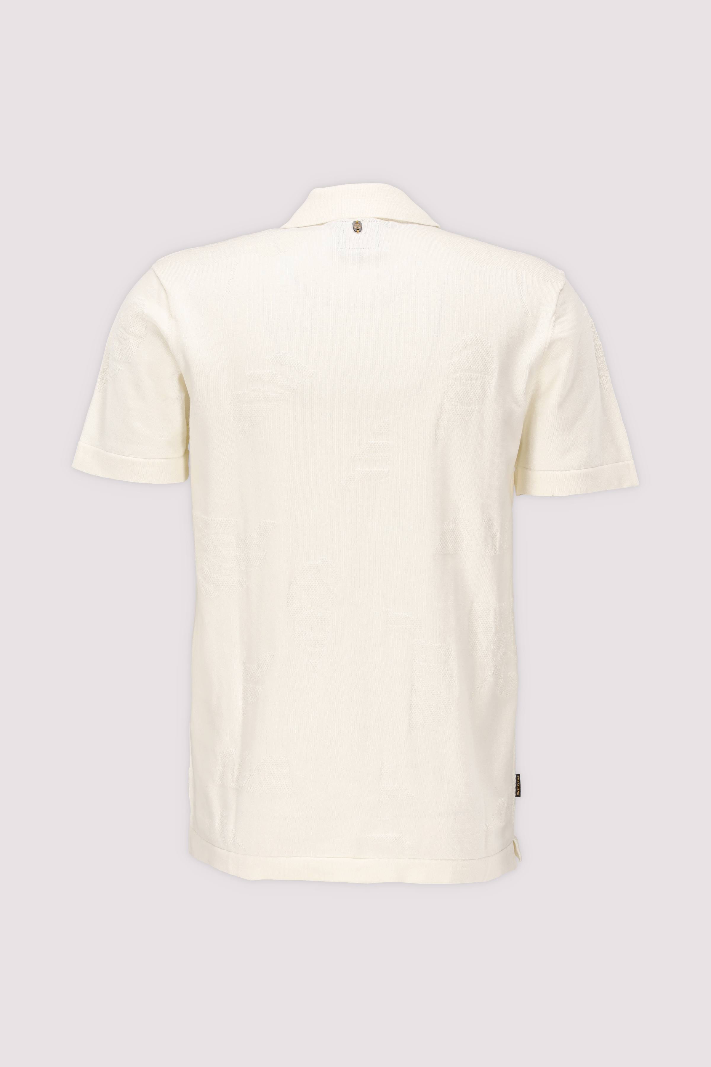 Short sleeve polo yarn dye kni
