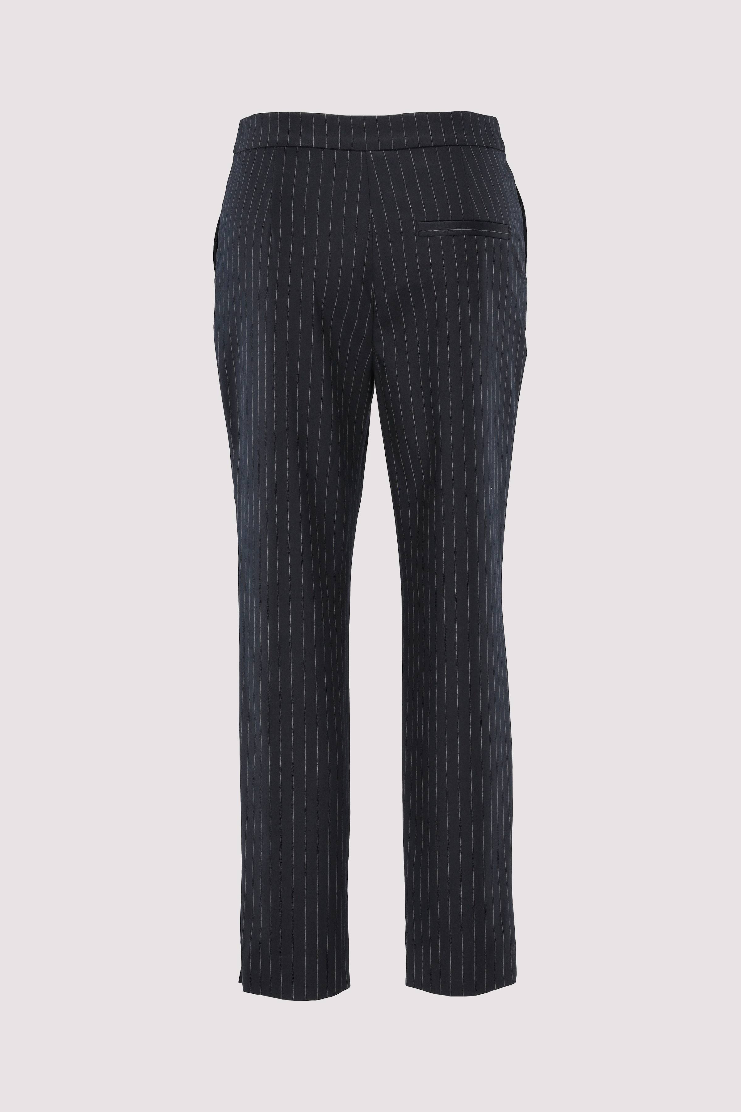 Pants, cigarette fit, slit det