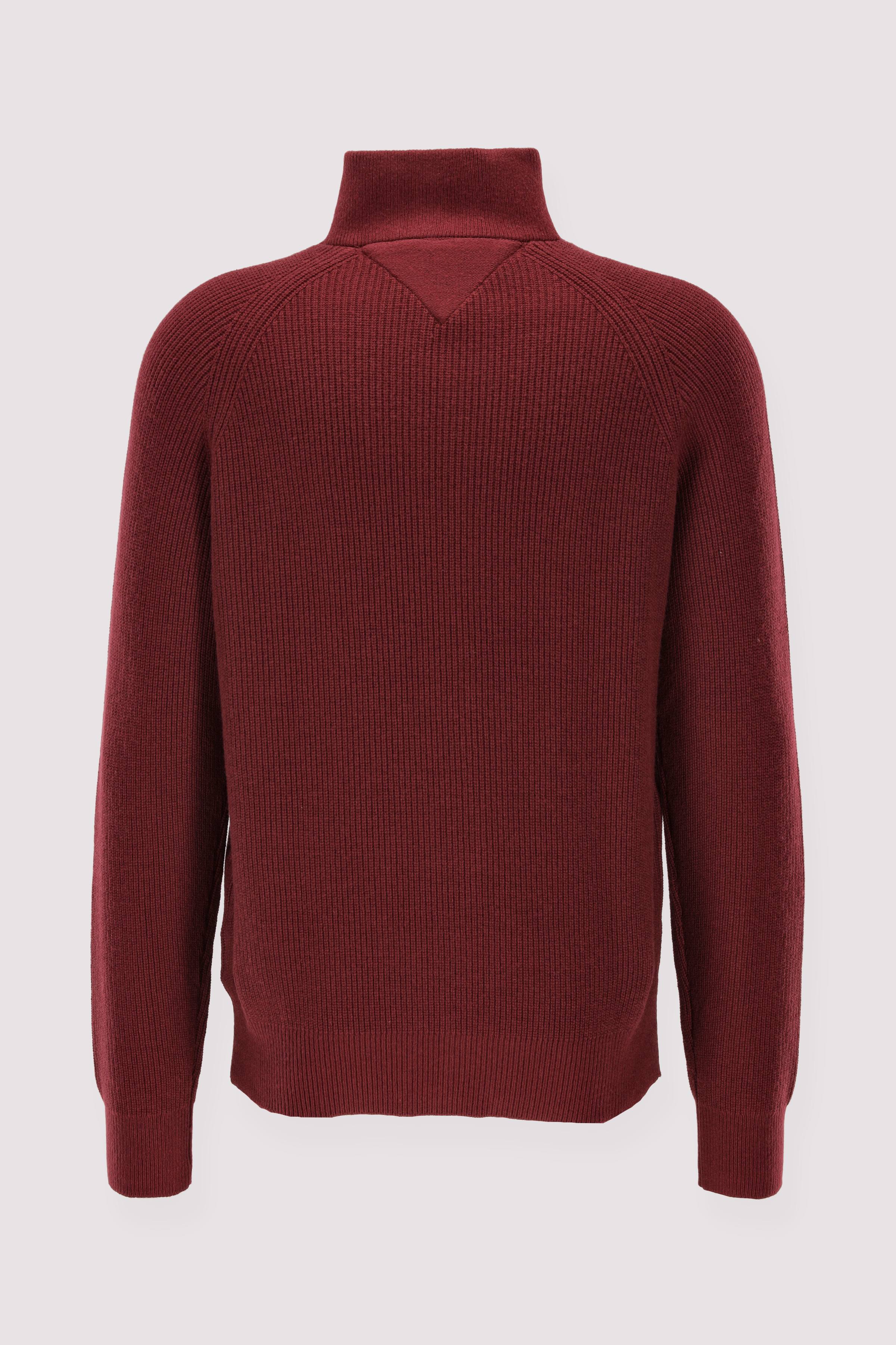 Tommy Hilfiger Half-Zip-Pullover violett