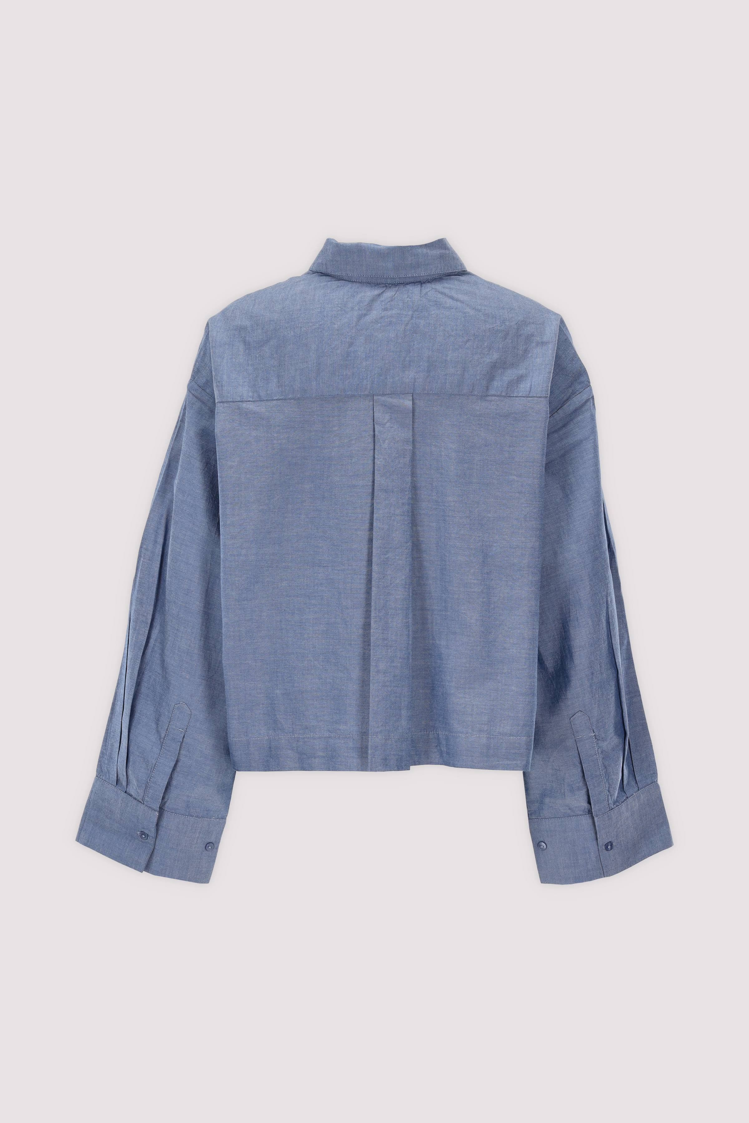 Selected Langarmbluse Dunkelblau, bequem