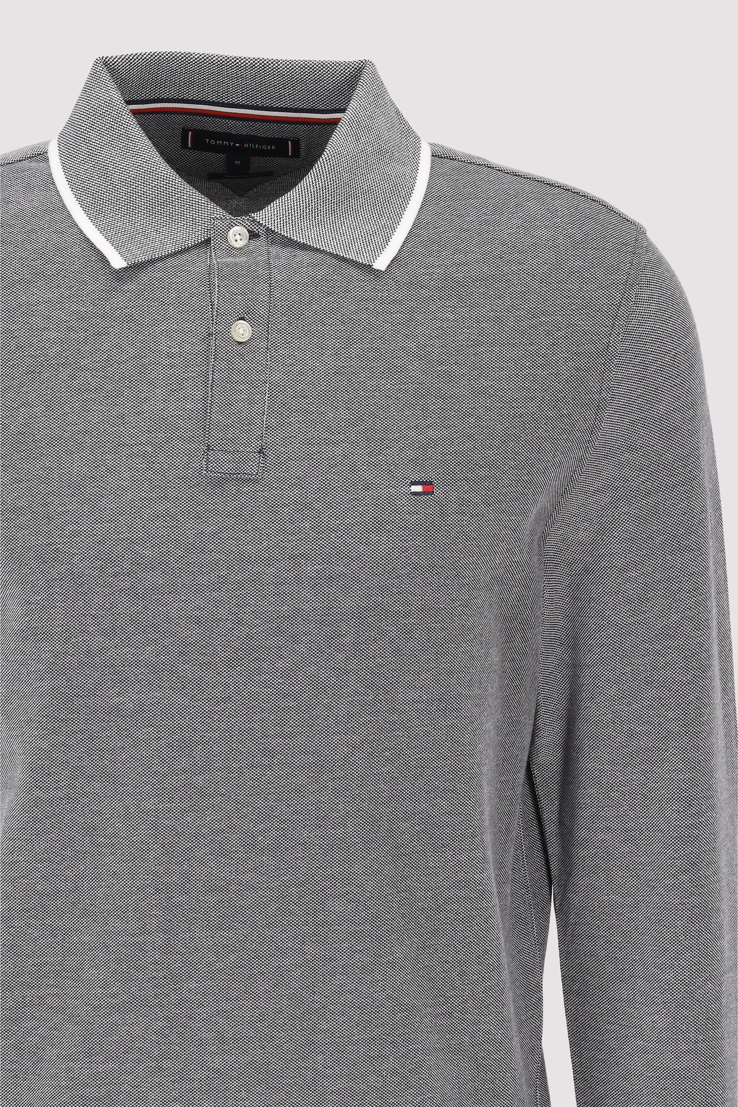 Tommy Hilfiger - L/S OXFORD TIPPED REG POLO Tommy Hilfiger - L/S OXFORD TIPPED REG POLO
