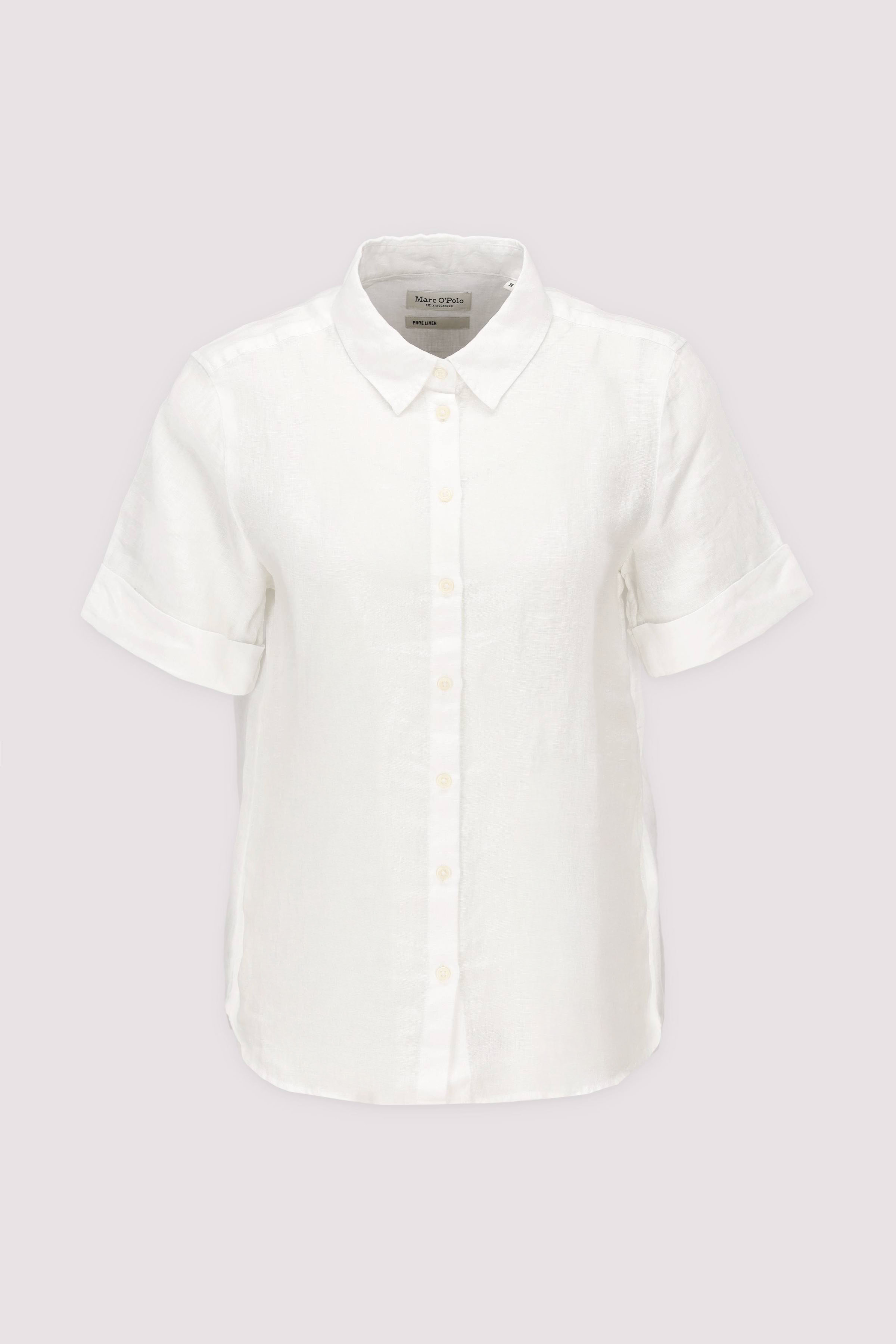 Blouse, regular fit, short sle