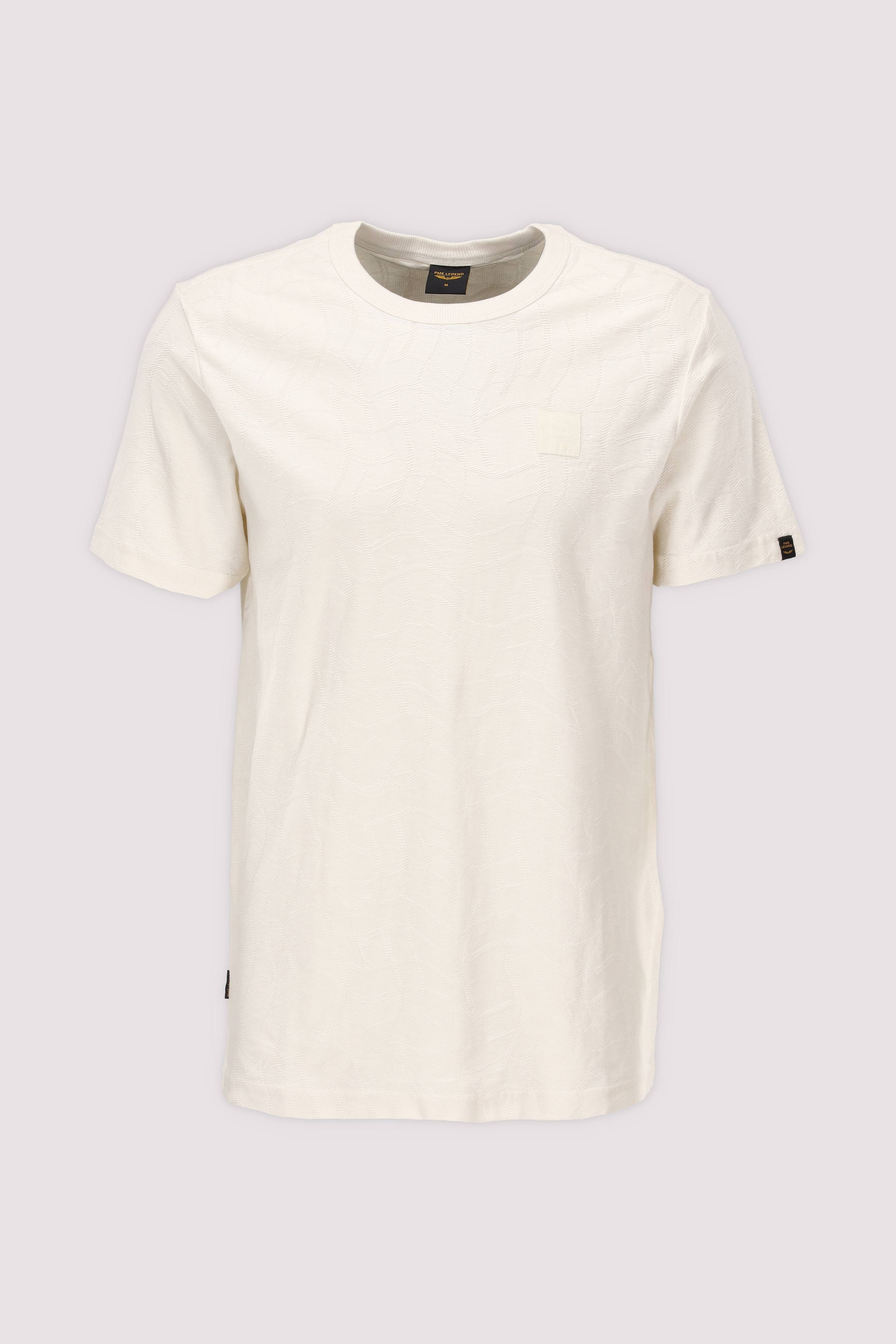 Short sleeve r-neck jacquard j