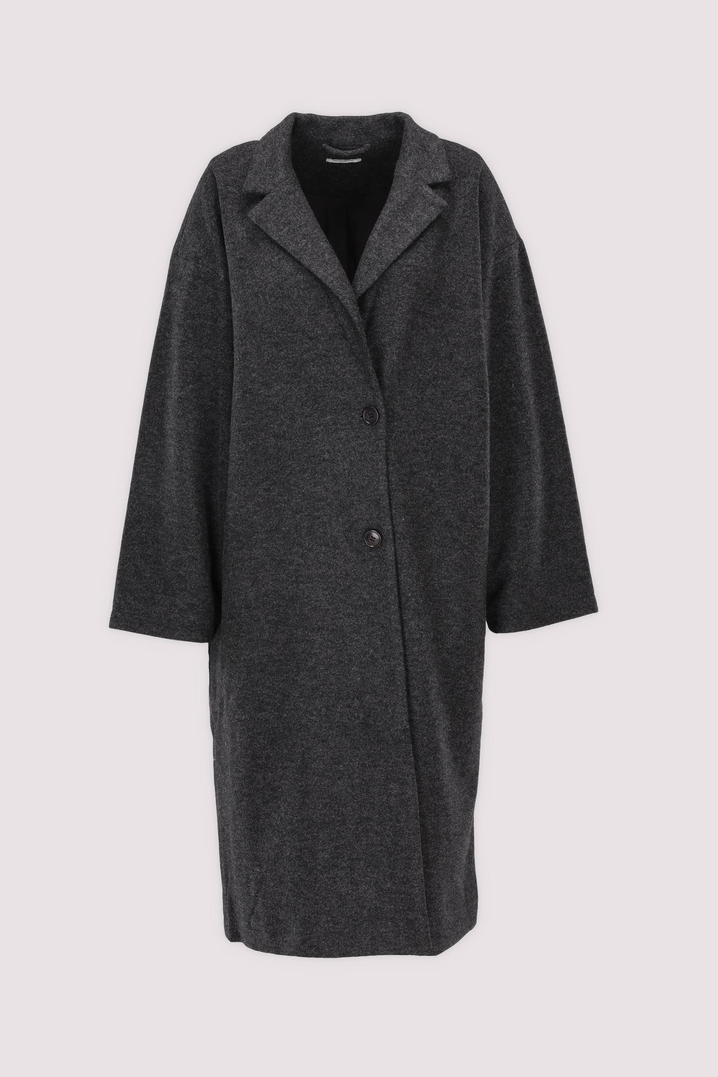 Penn&Ink langer Mantel Anthrazit Damen