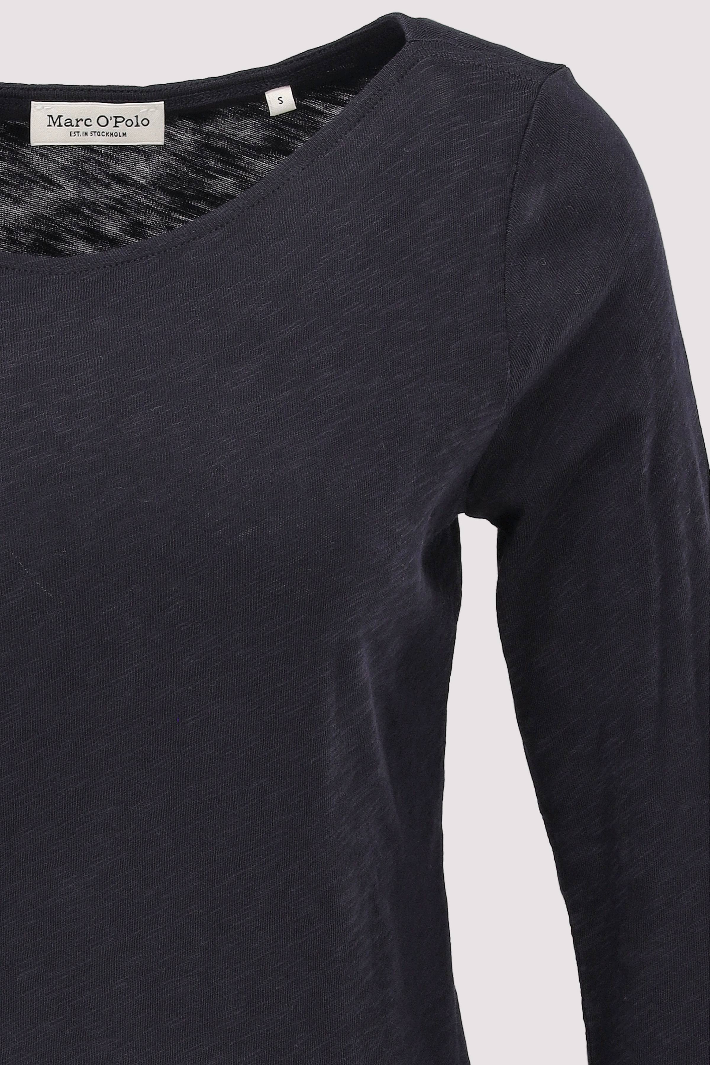 Marc O´Polo International - T-shirt, long sleeve, boat nec