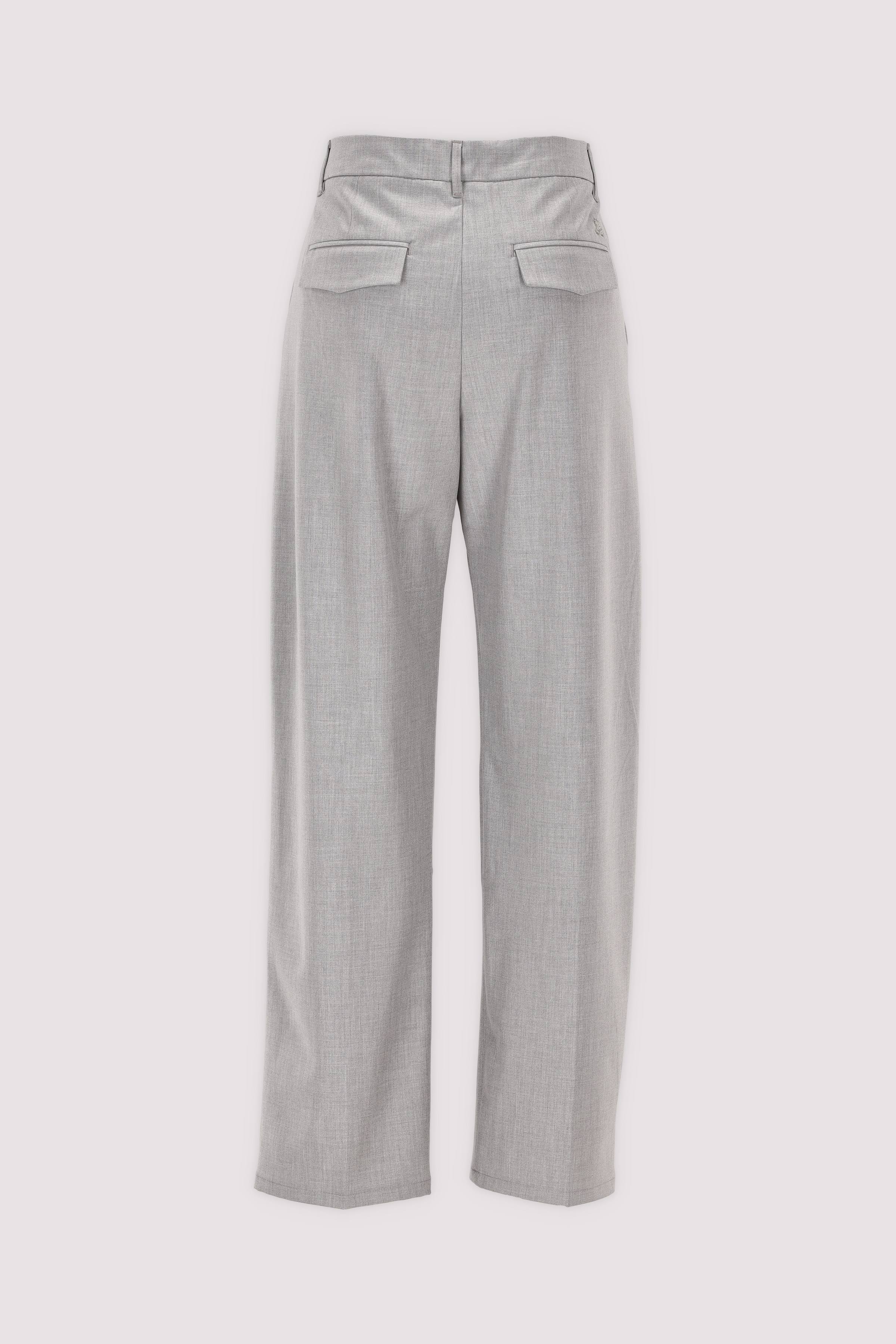 Dolores Wide Leg Hose in Hellgrau