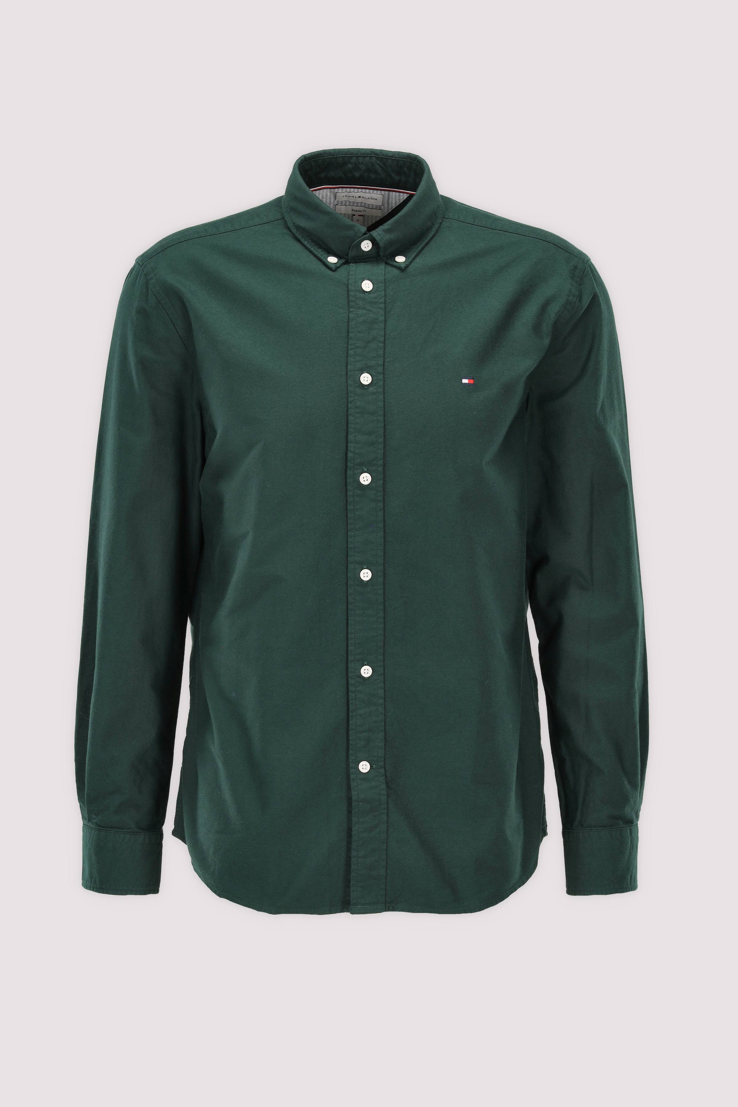 Tommy Hilfiger Herren Langarmhemd grün