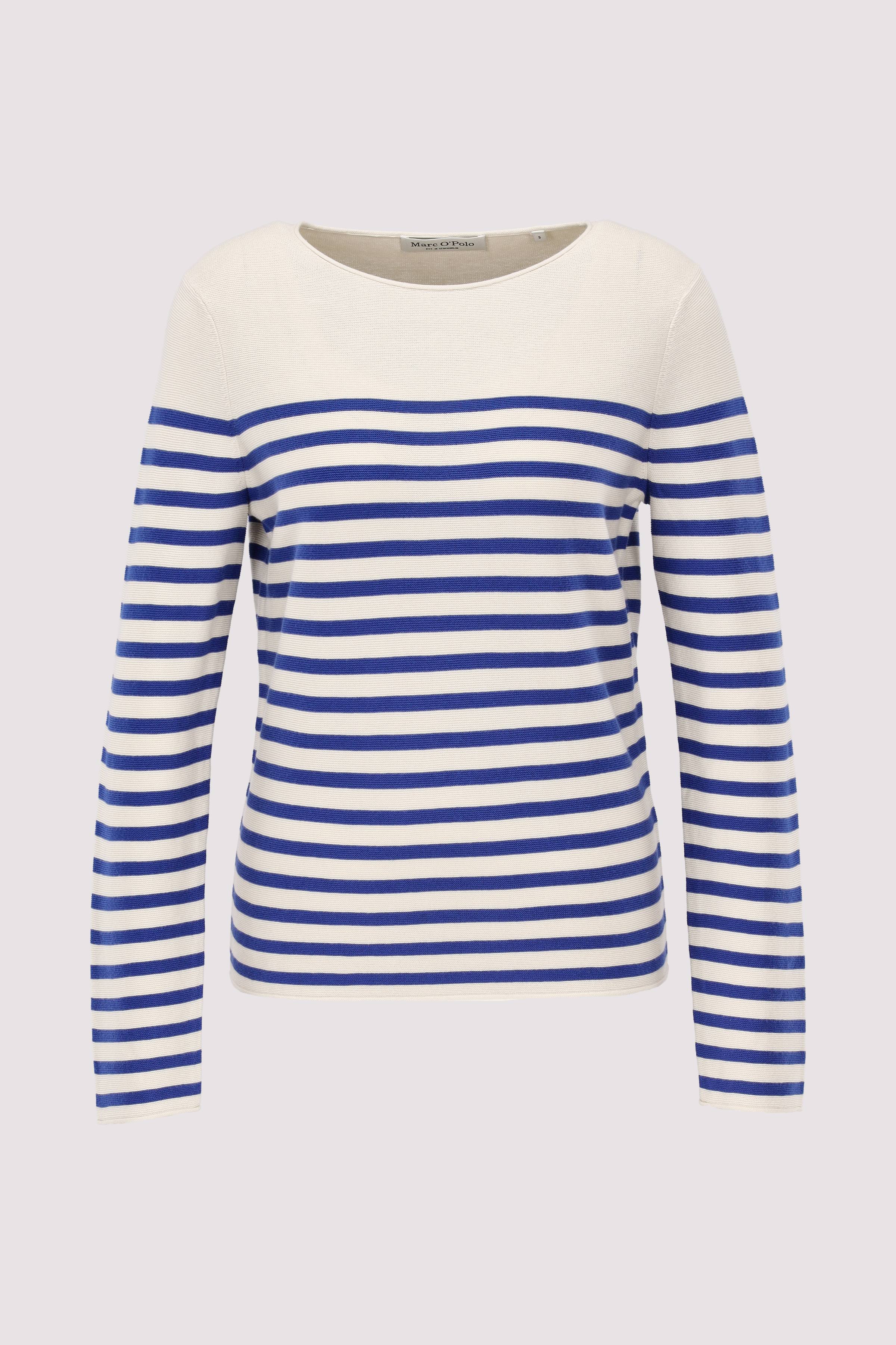 Pullover, longsleeve, boat nec