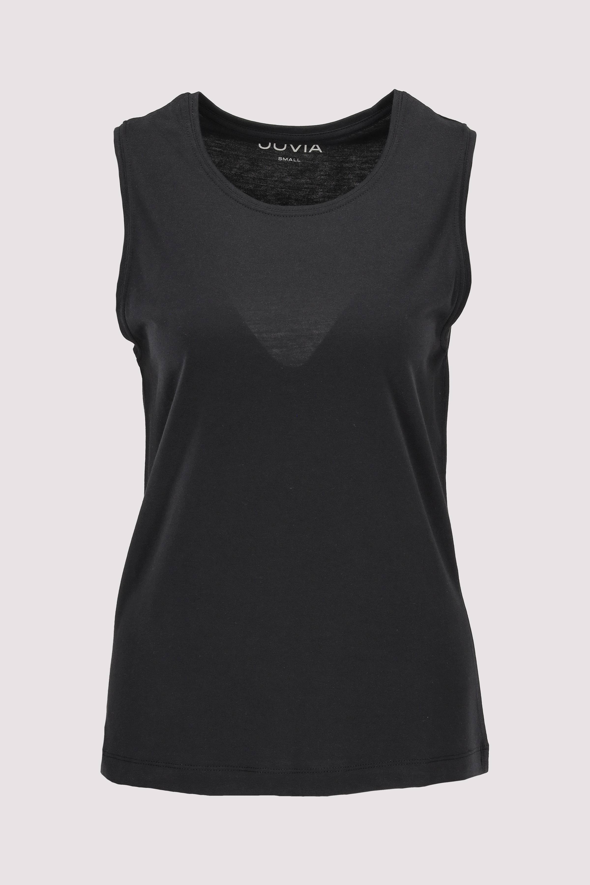 Ärmelloses T-Shirt Juvia in Schwarz