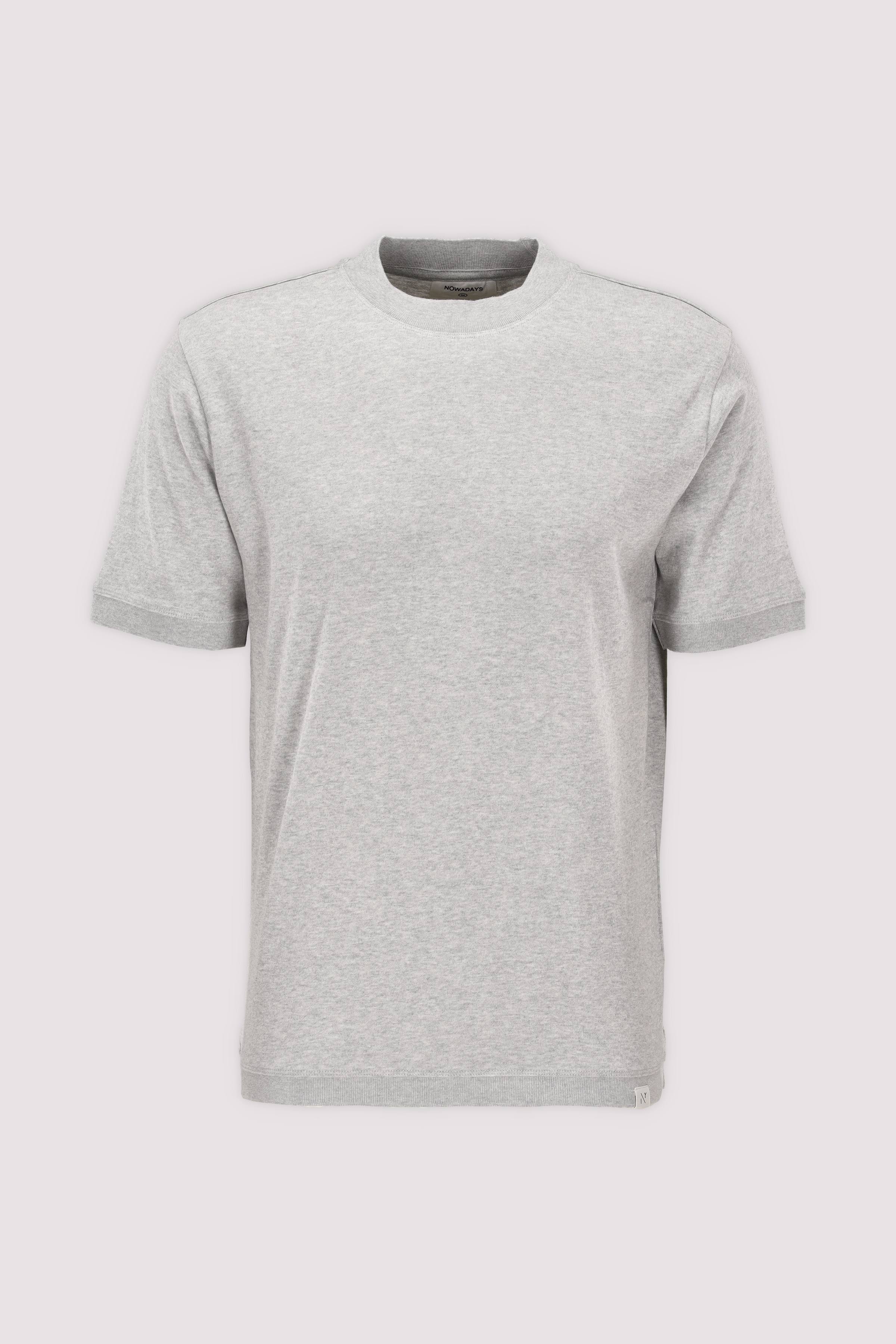 Kurzarm-T-Shirt Grau melange, vielseitig