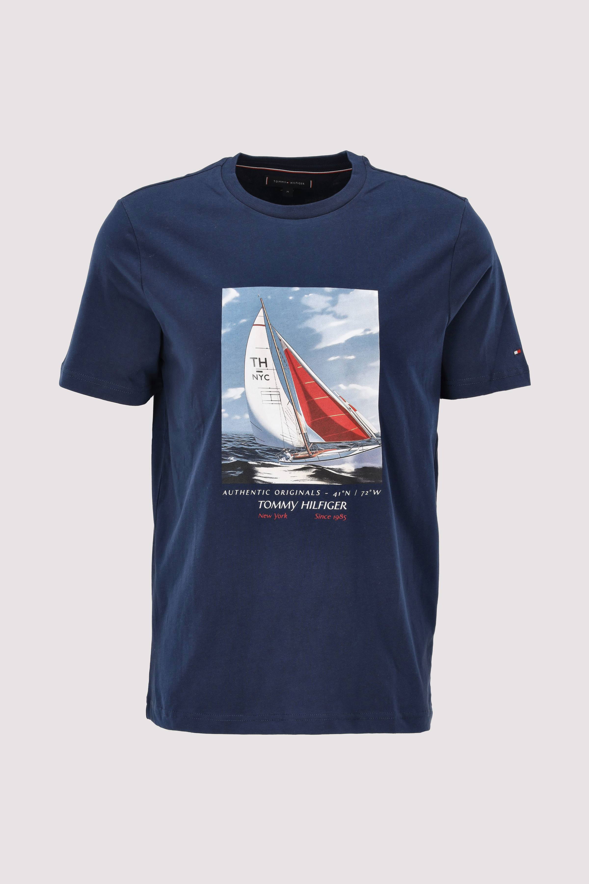 HILFIGER COLOR PHOTO PRINT TEE