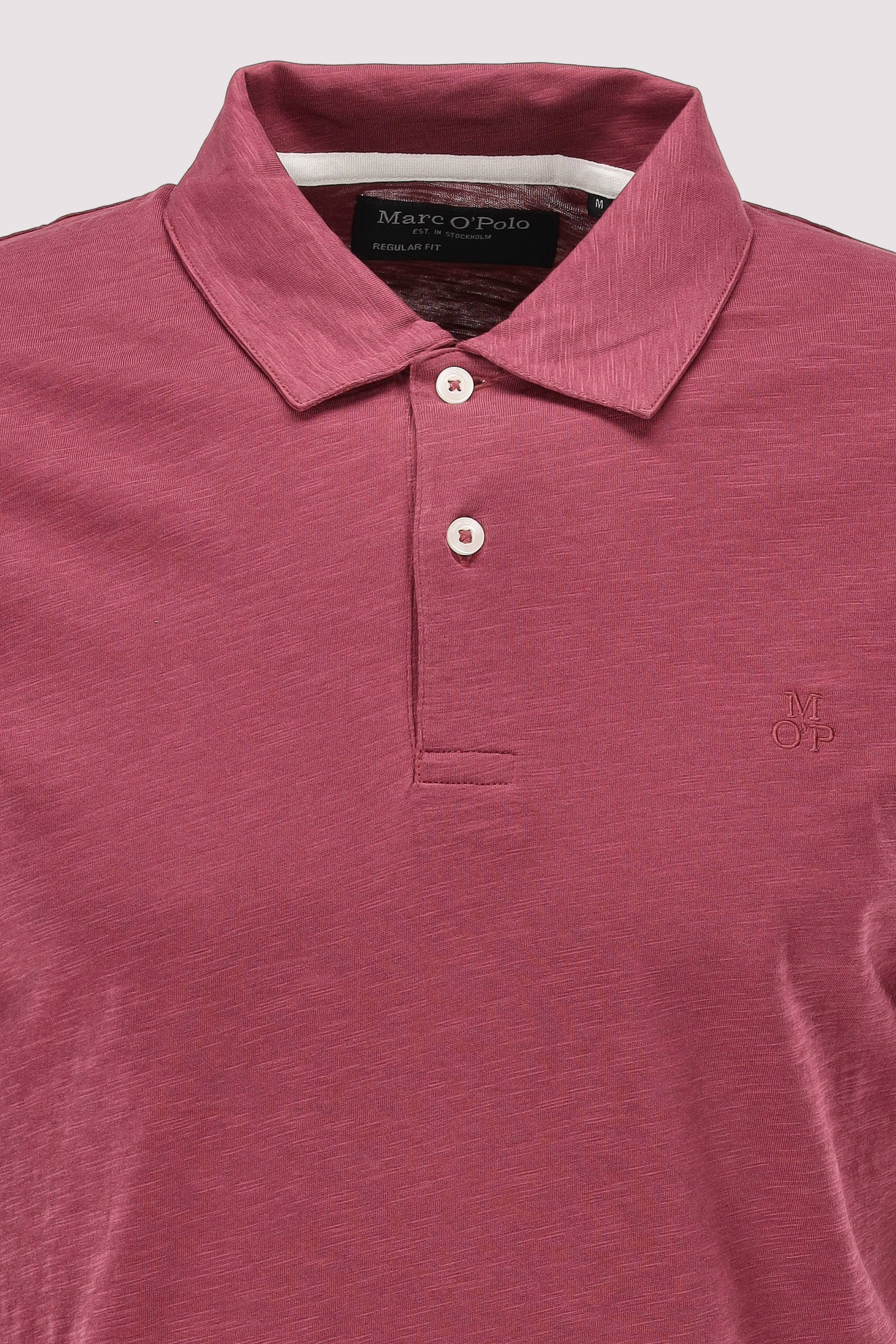 Marc O Polo Casual - Marc O'Polo Poloshirt Acai Red Baumwolle