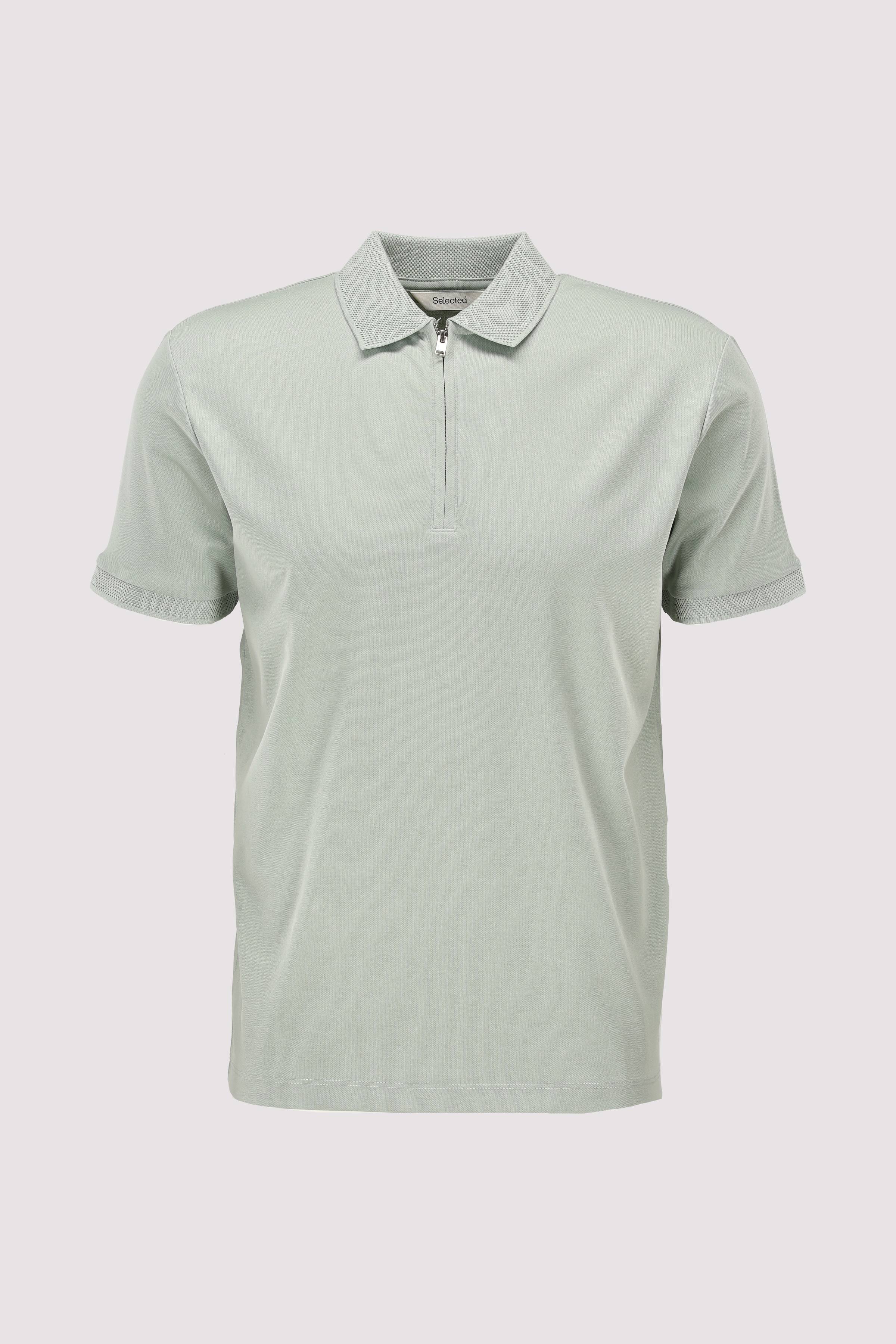 SLHFAVE ZIP SS POLO NOOS