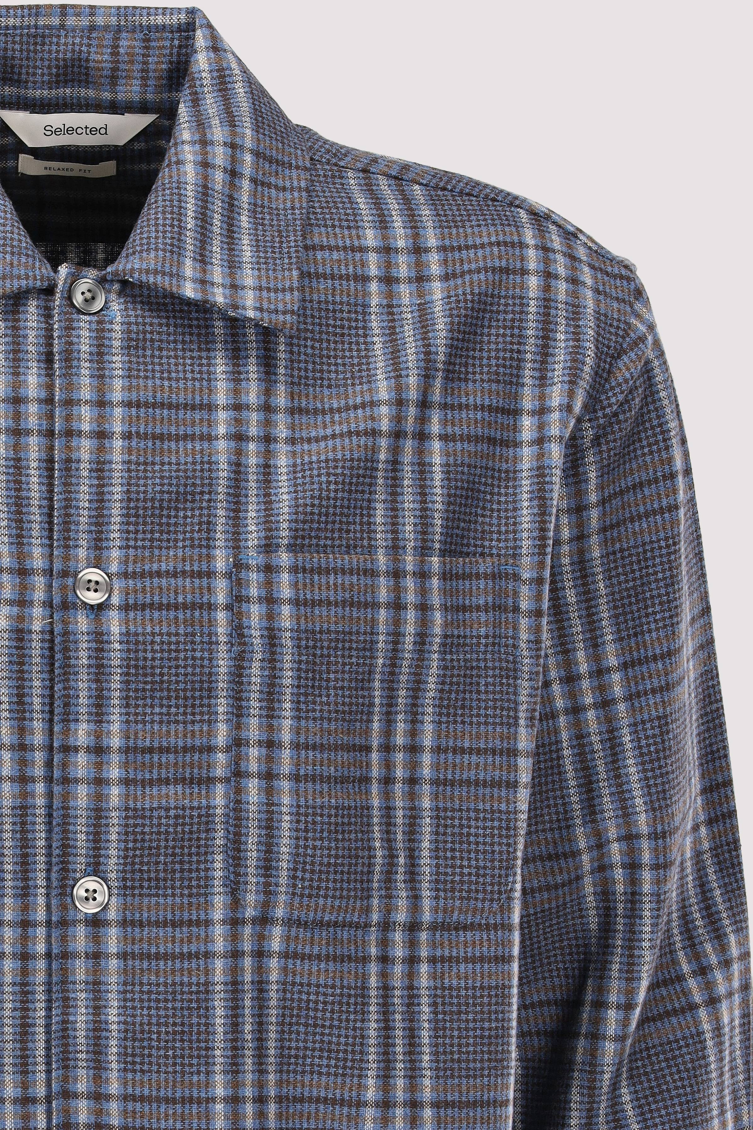 Jack and Jones - SLMRLXSVEND WT CHECK WOOL BLEN
