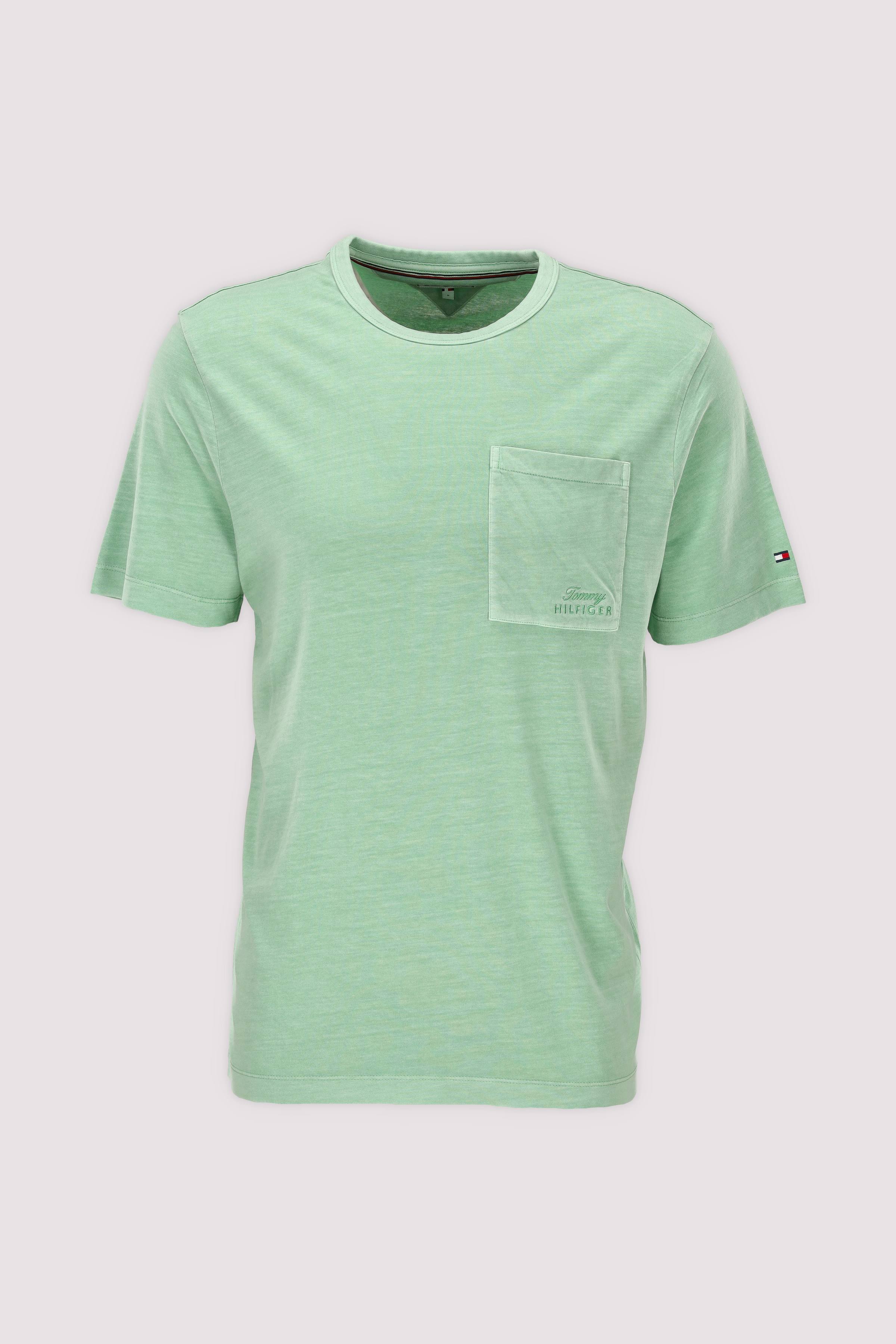 GARMENT DYE POCKET REGULAR TEE