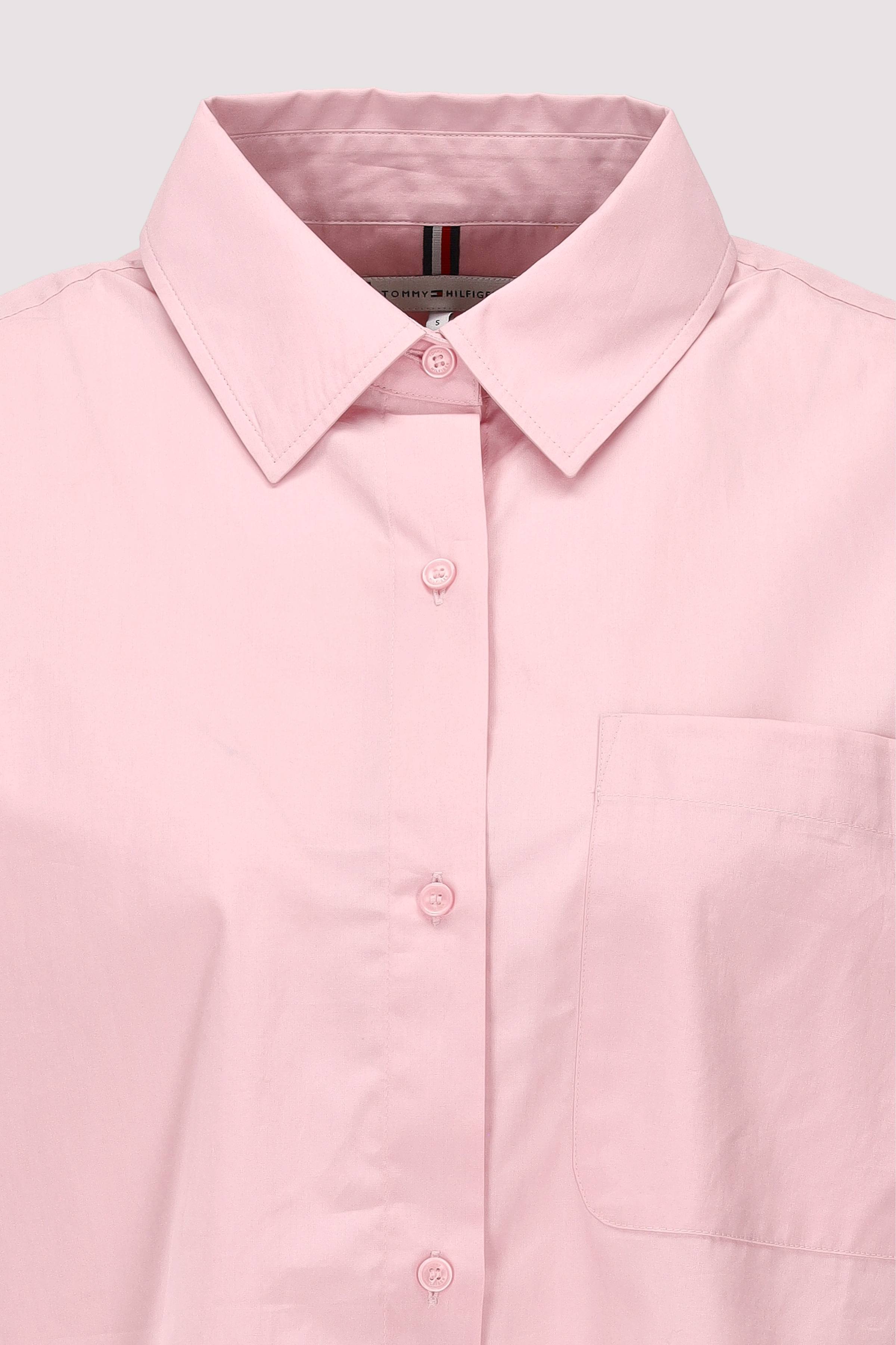 Tommy Hilfiger - ESS POPLIN SS SHIRTS
