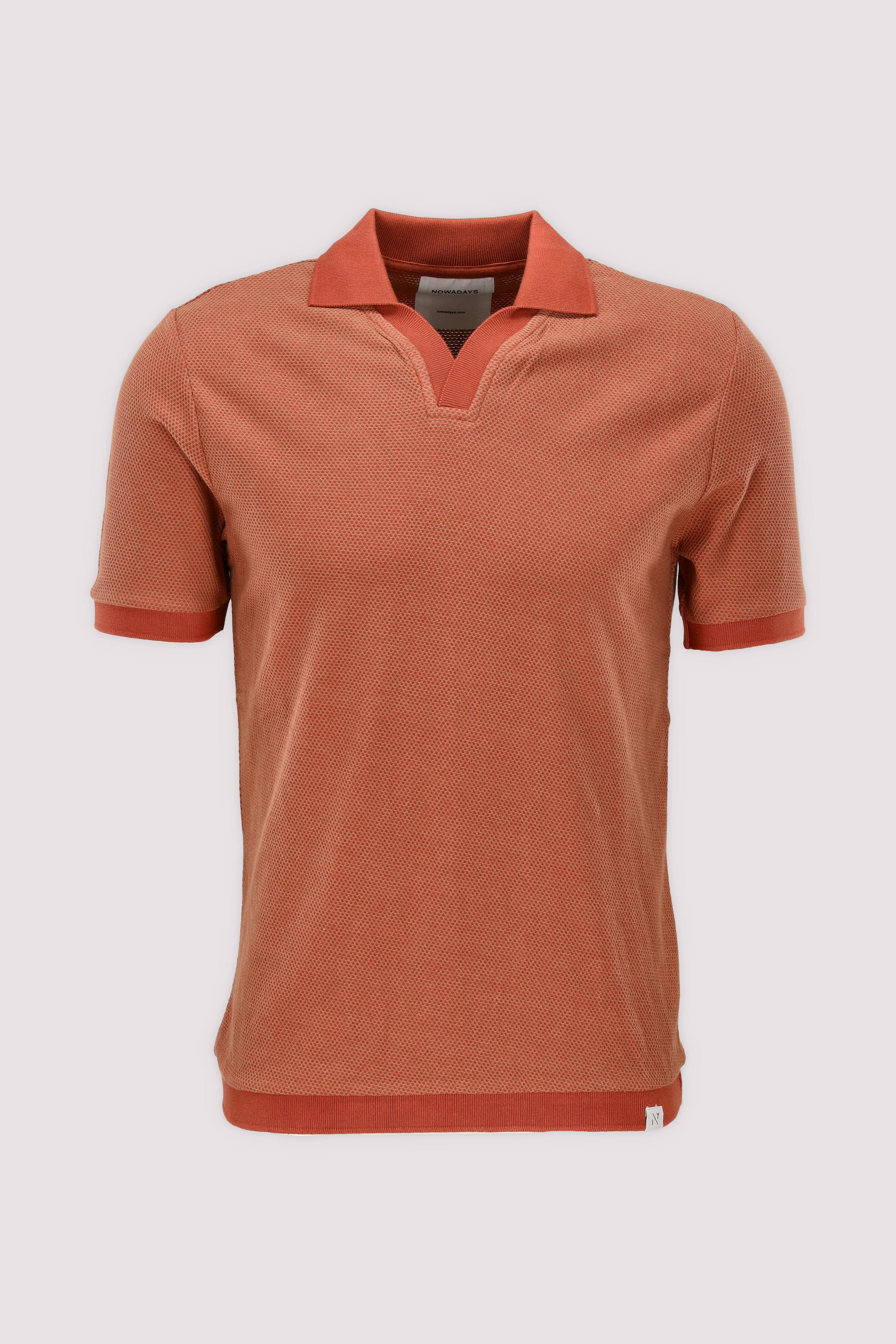 the open collar polo
