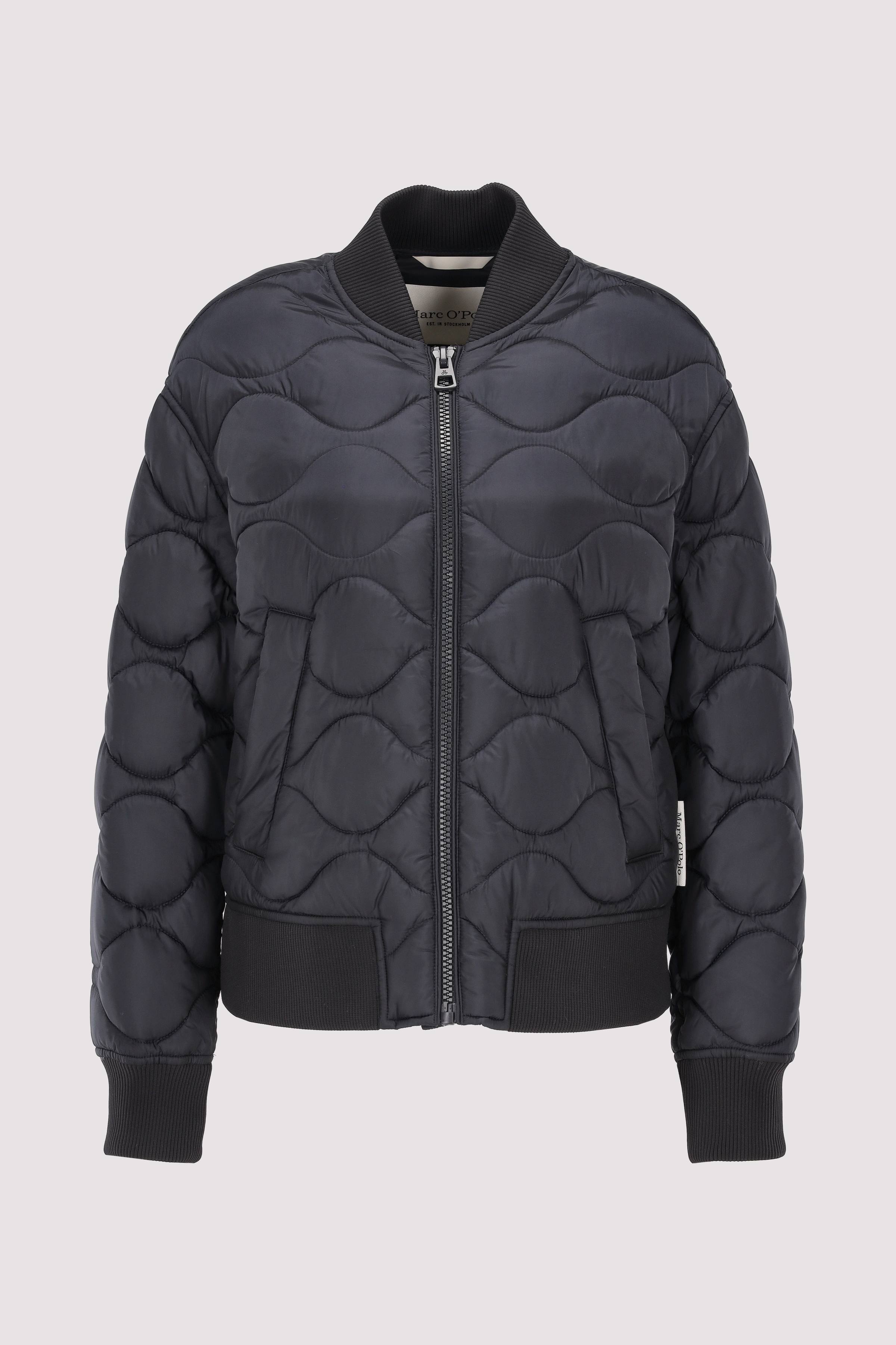 Quilted blouson, fiber filled,