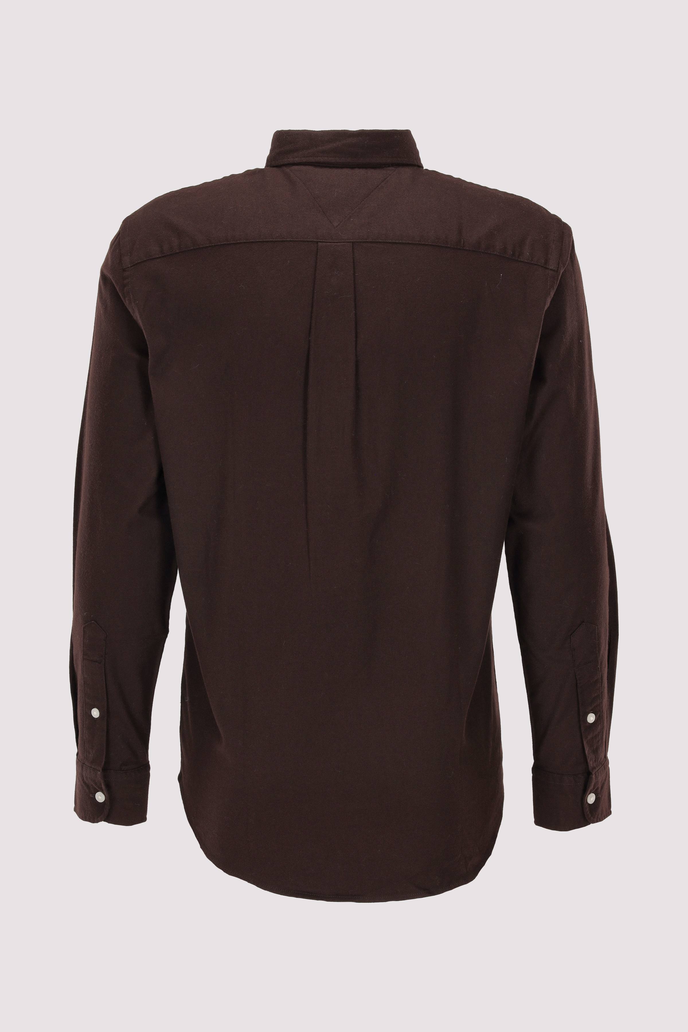Tommy Hilfiger braunes Langarmhemd