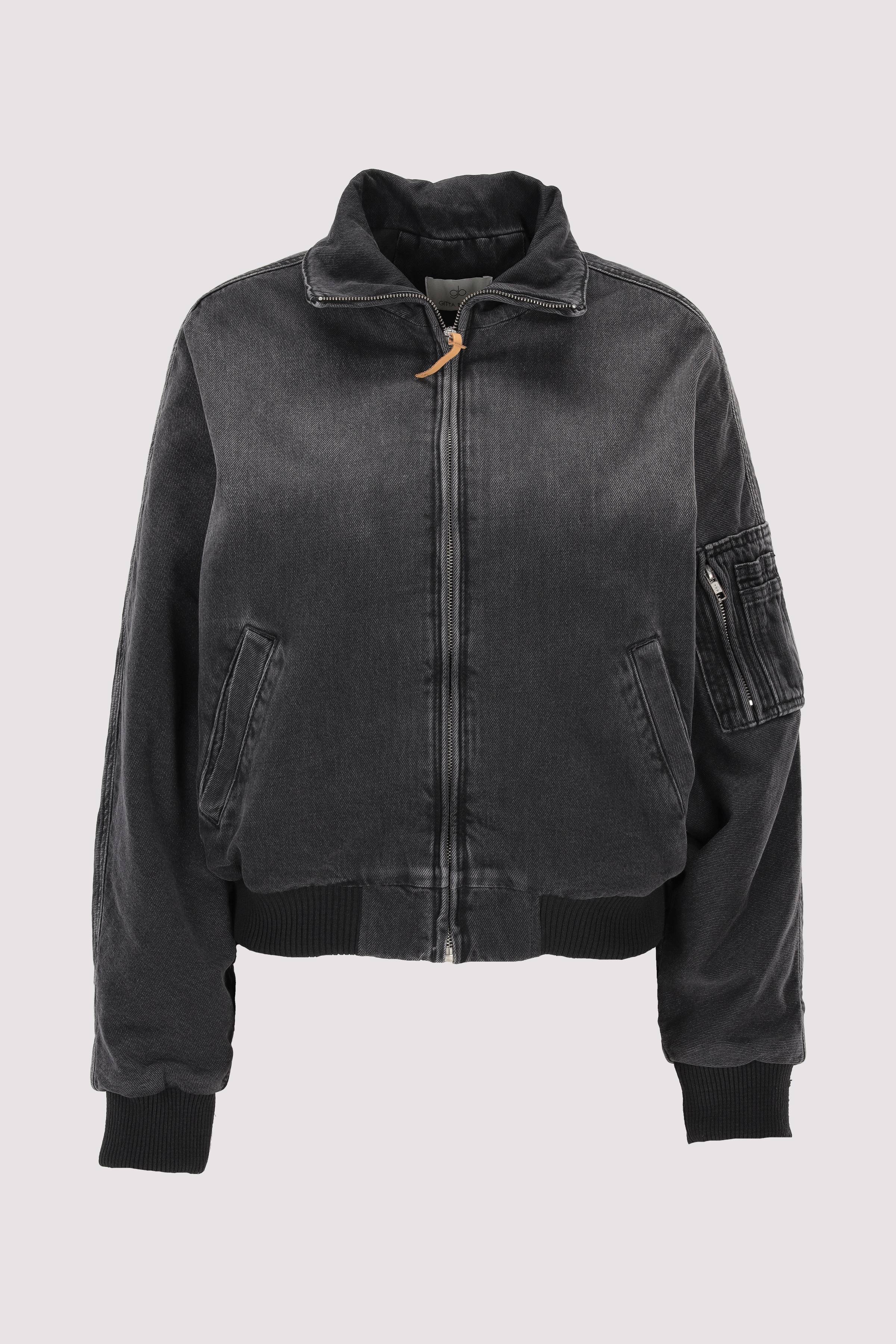 Gitta Banko kurze Jacke anthrazit