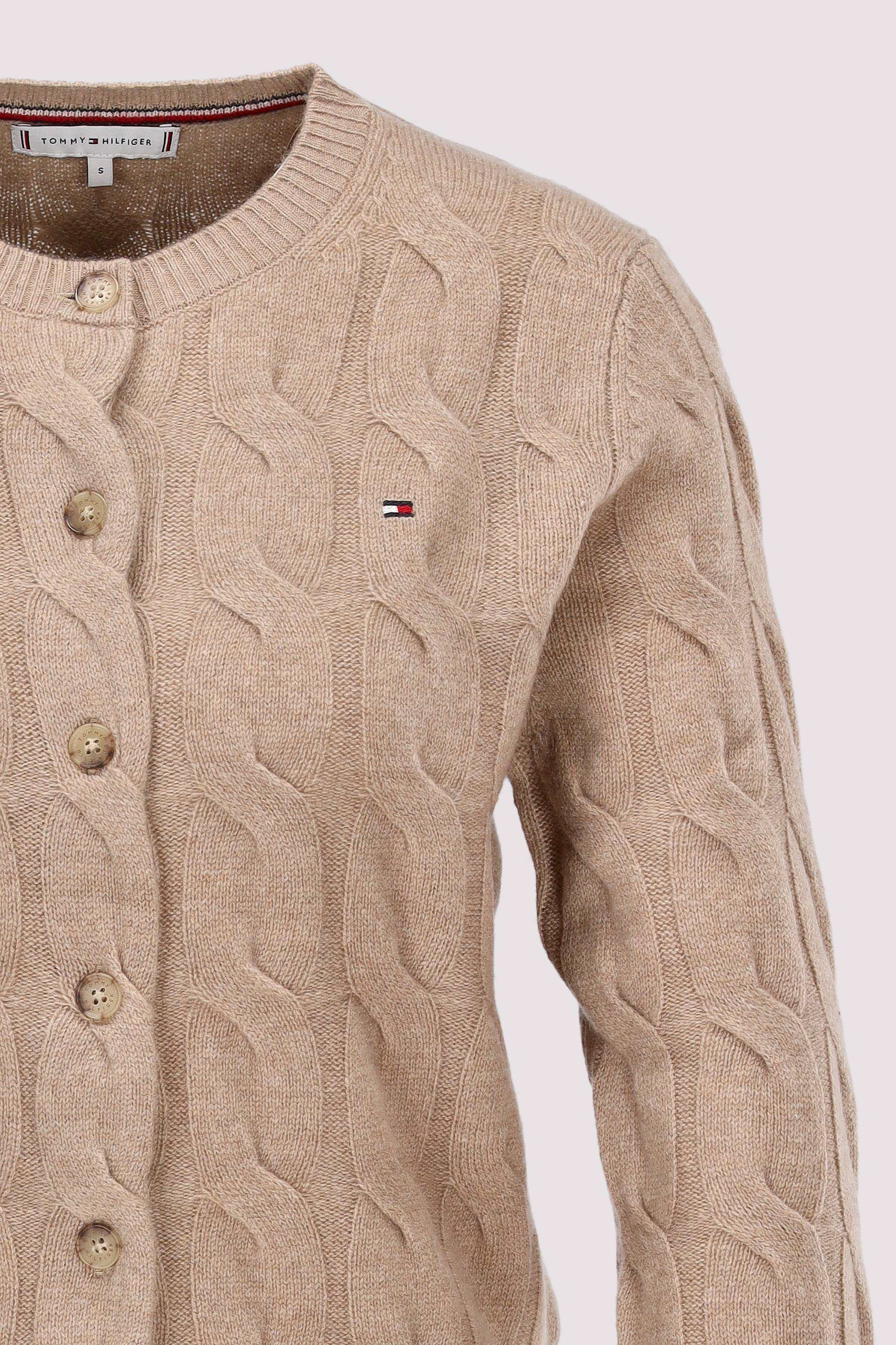 Tommy Hilfiger - SOFT WOOL CABLE C-NK LS CARDIG