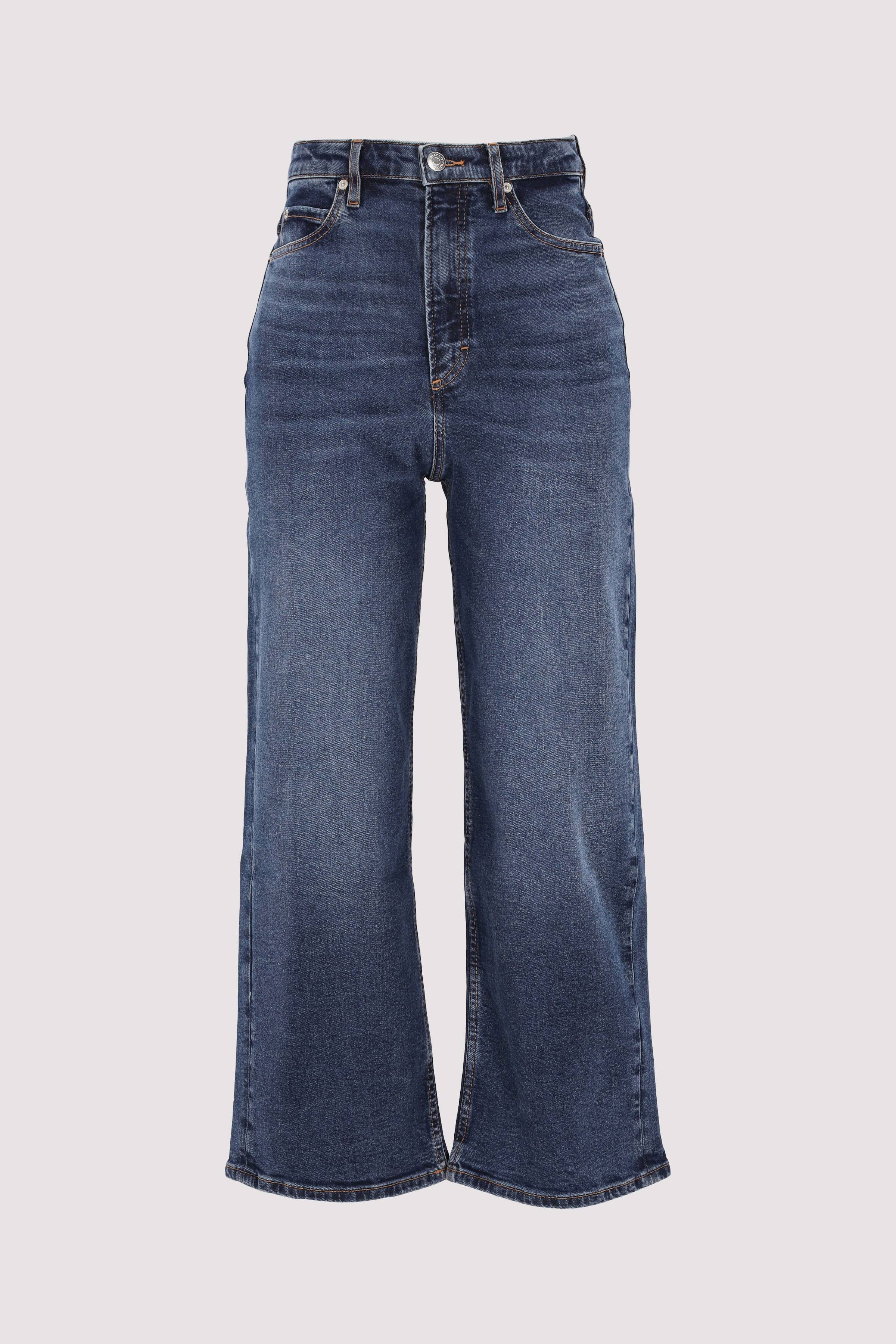 Denim trouser, wide fit, culot