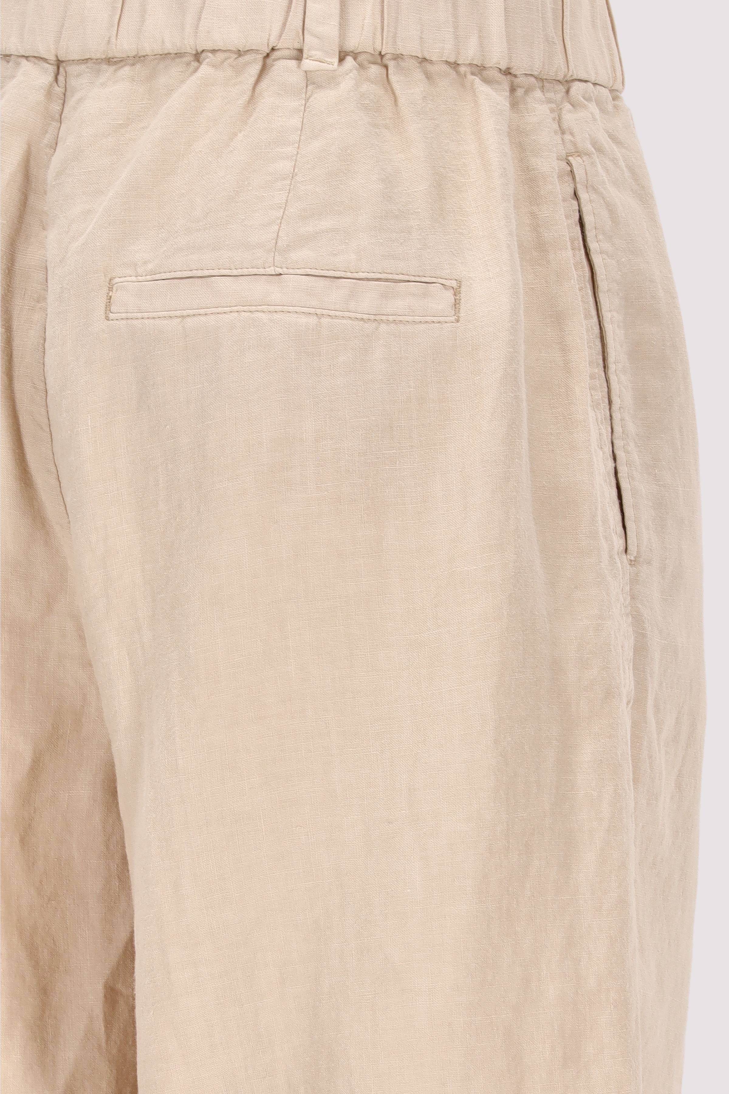 Marc O Polo Casual - Marc O'Polo Leinen-Shorts in Sandpaper