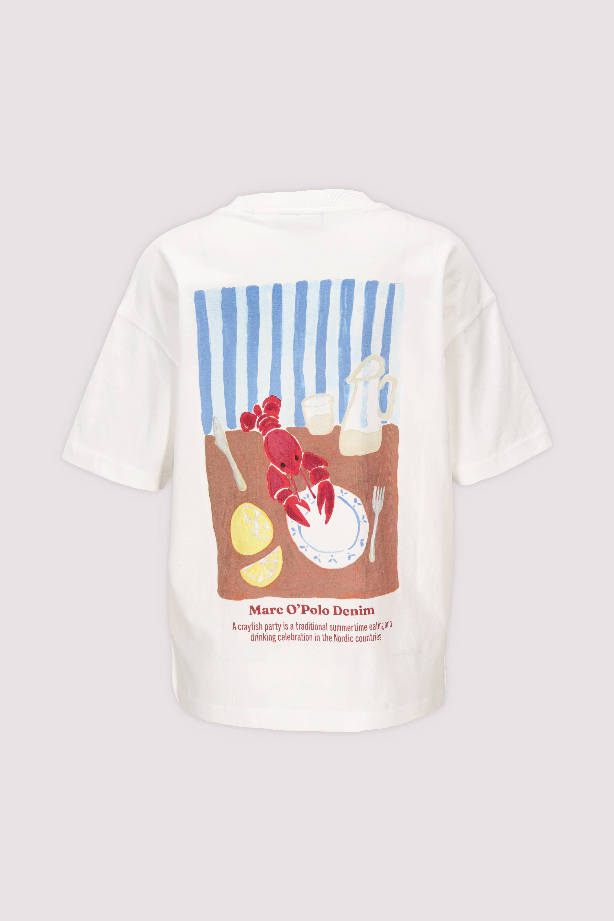 Marc O'Polo Damen T‑Shirt aus Baumwolle