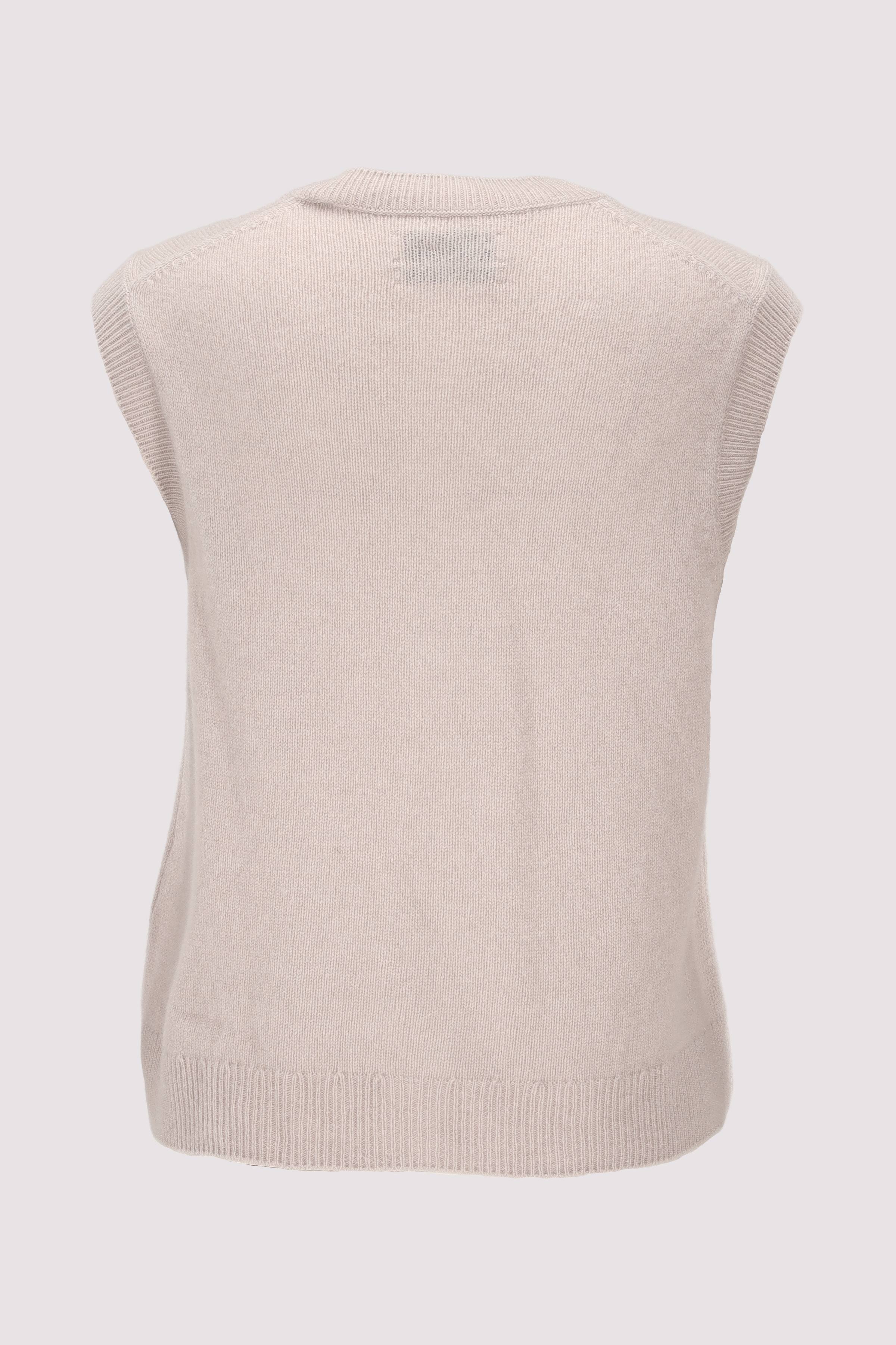 Marc O'Polo Damen Pullunder beige Wolle