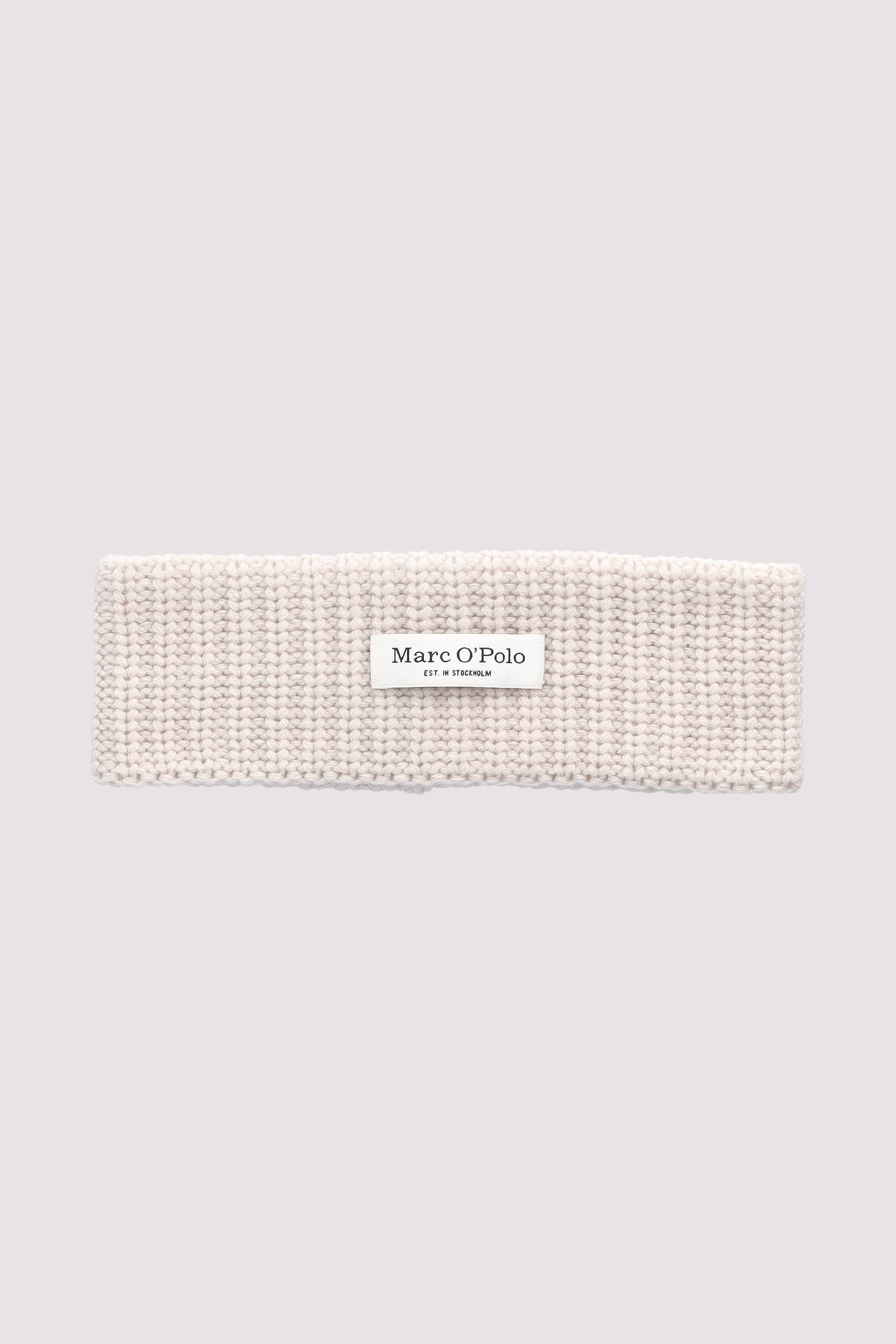 Headband, knitted in 1x1 rib