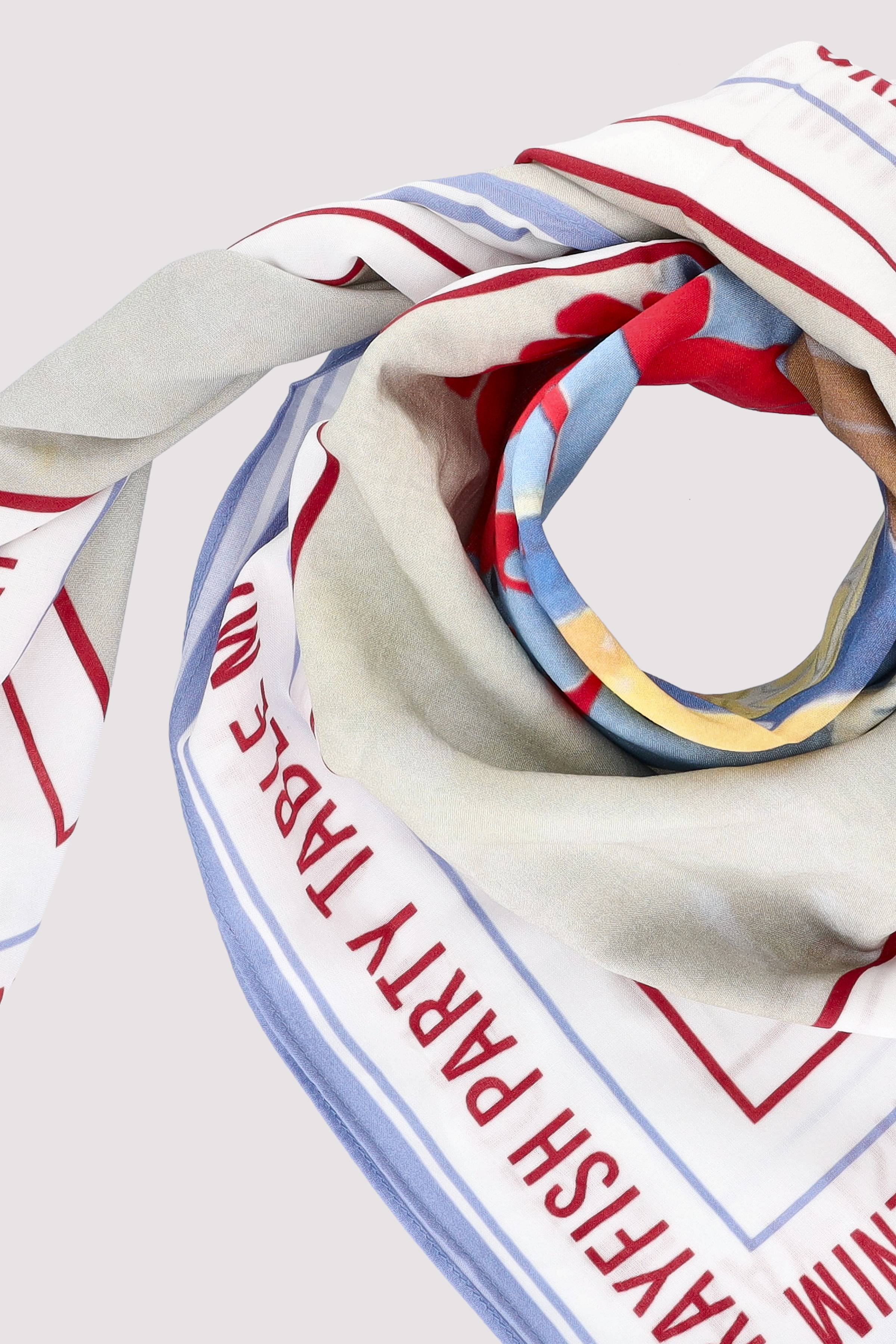 Woven Scarves, All-Over Print