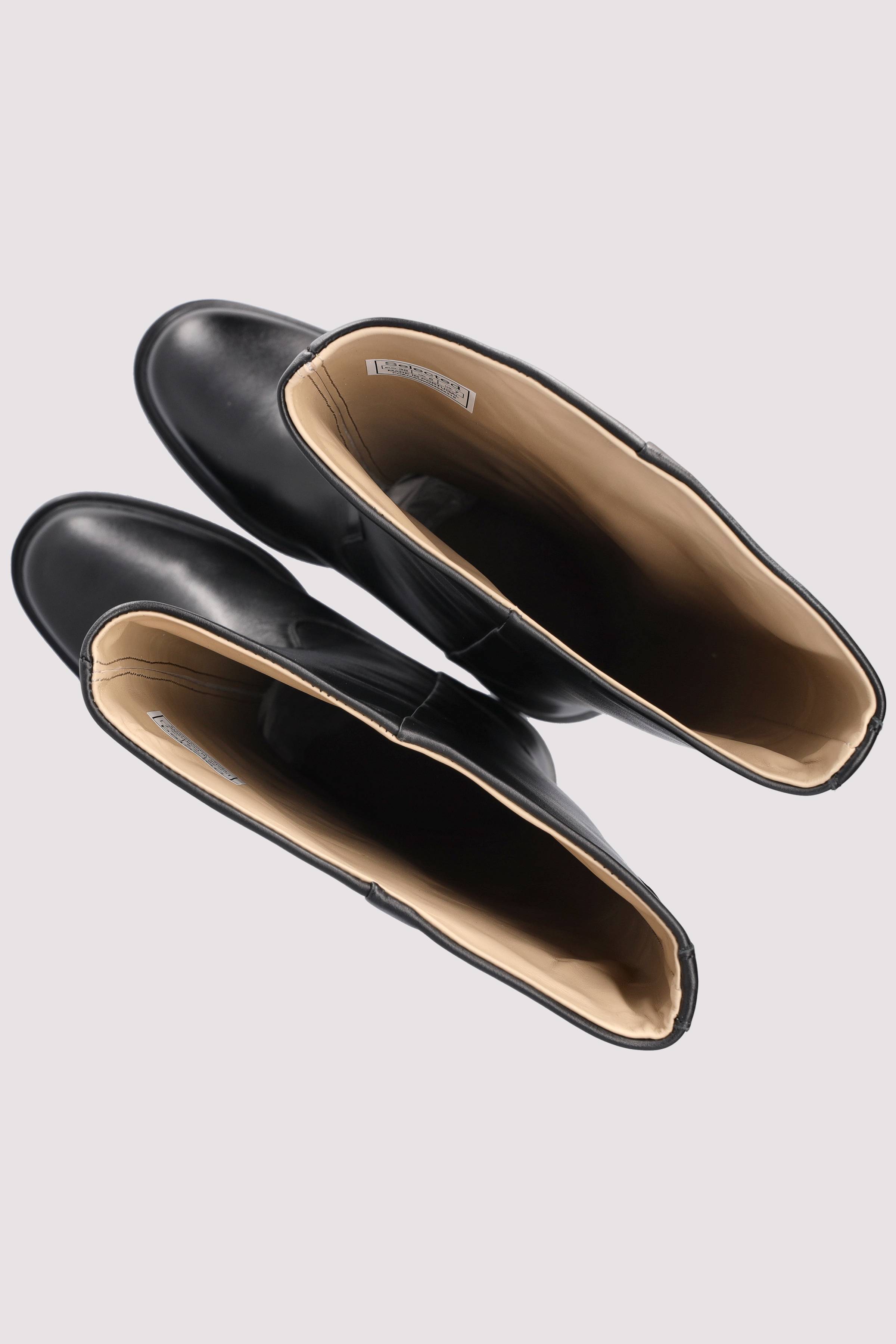 Selected - SLFANNA LEATHER HIGH SHAFTED B