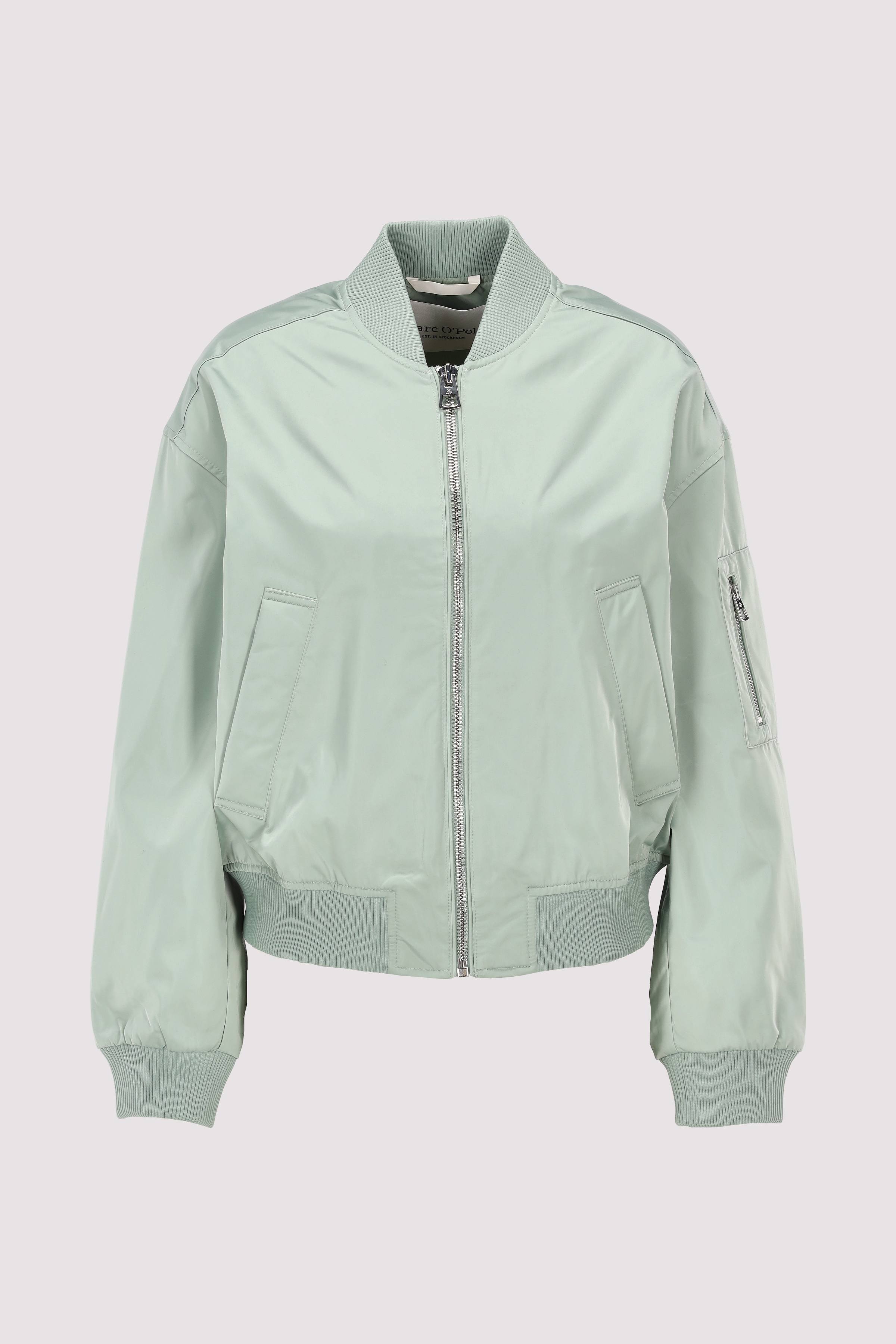 Blouson, knitted details, zipp
