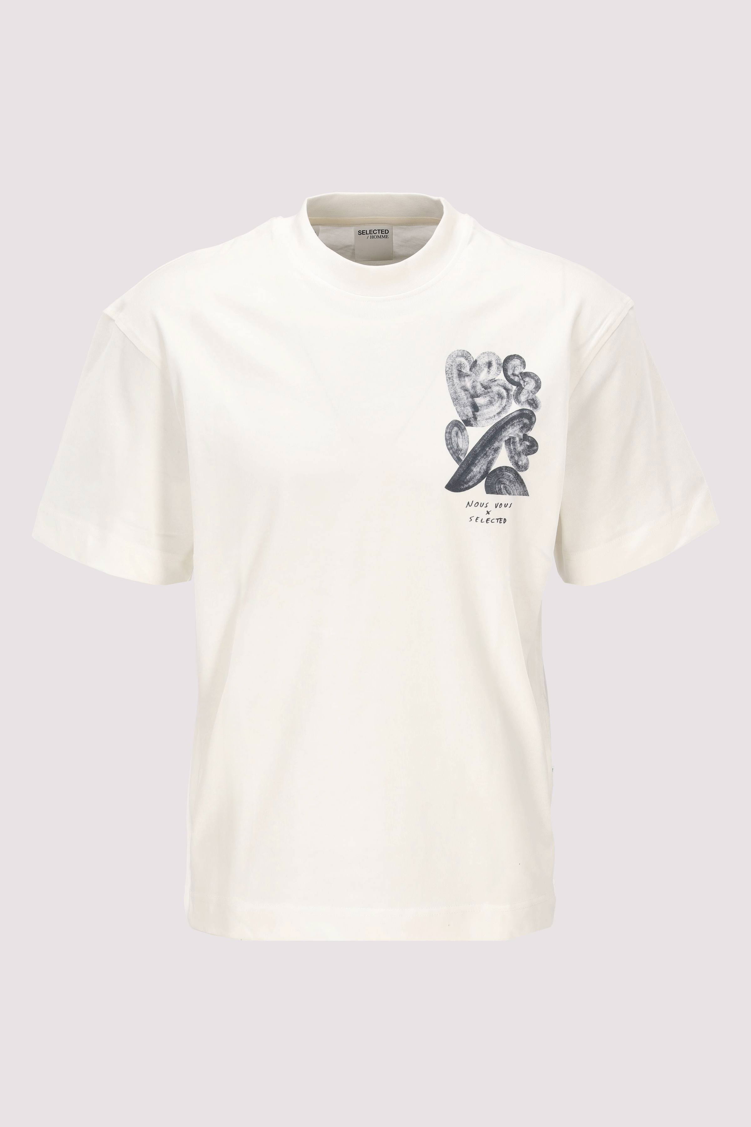 Selected - S,CLOUD DANCER/NEUTRAL COLOR,1