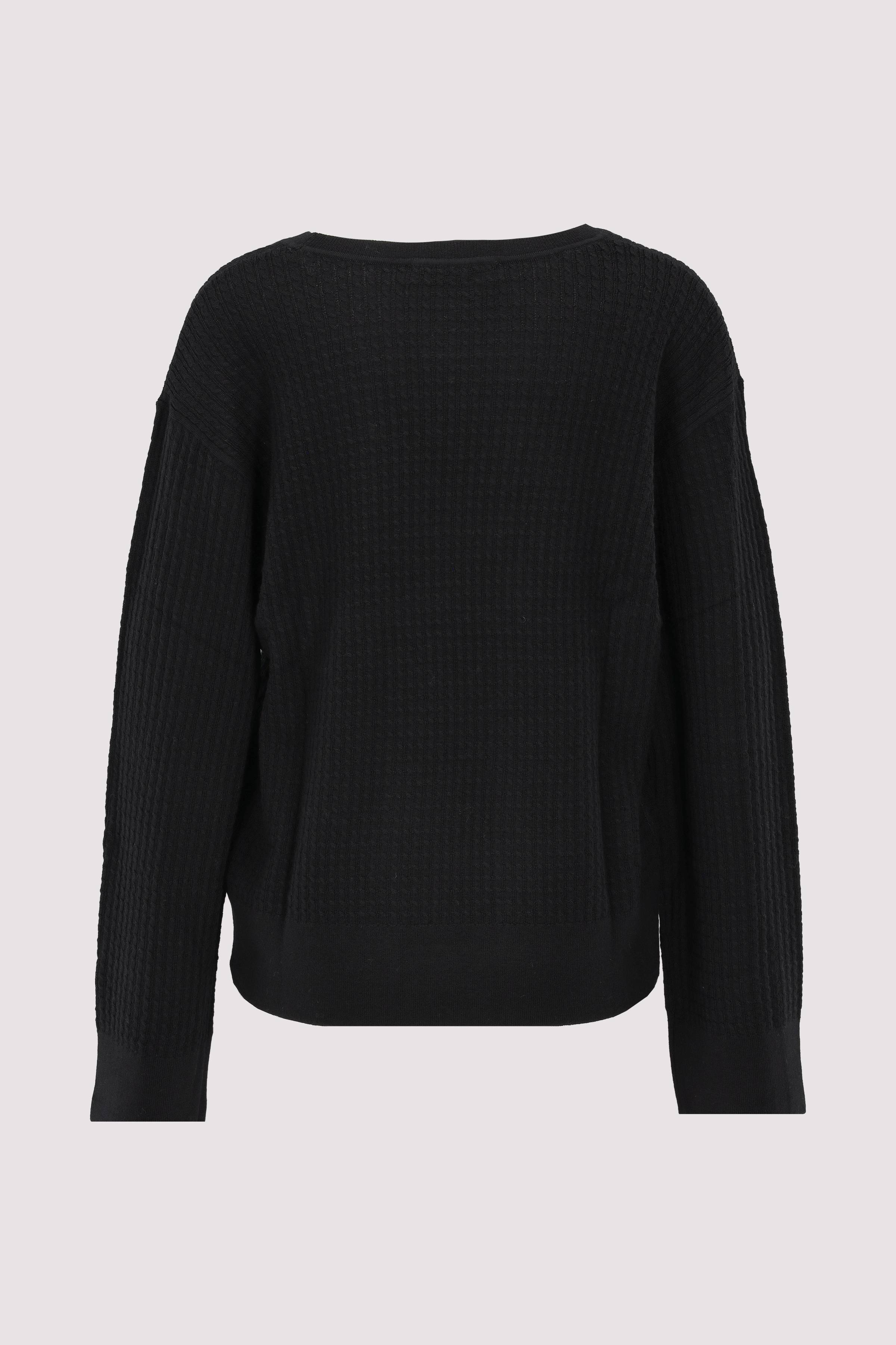 SLFTHEA LS KNIT MERINO DEEP V-