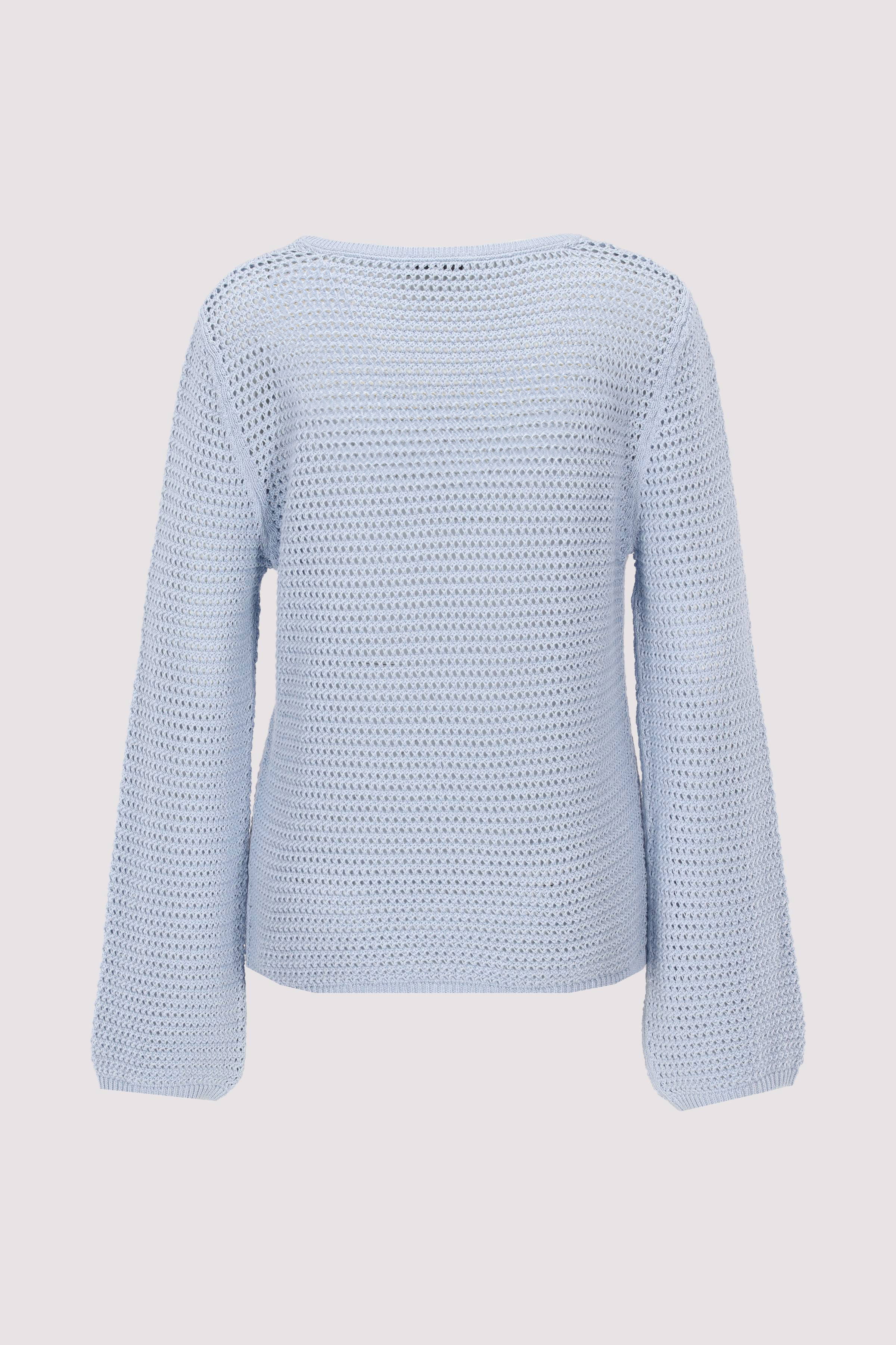 Tommy Hilfiger - POINTELLE CROCHET OPEN-NK LS S Tommy Hilfiger - POINTELLE CROCHET OPEN-NK LS S