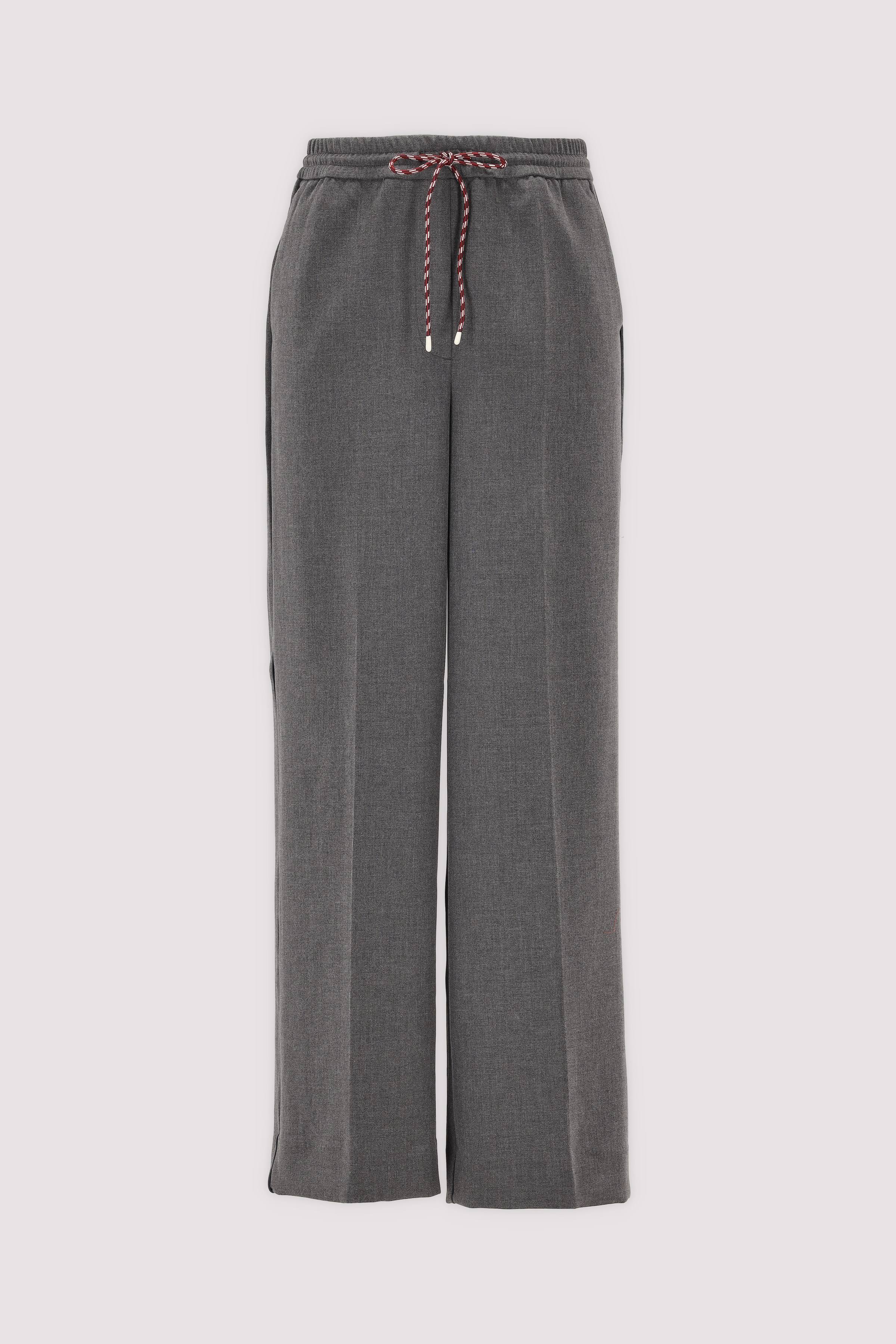 Tommy Hilfiger straight-leg Hose grau