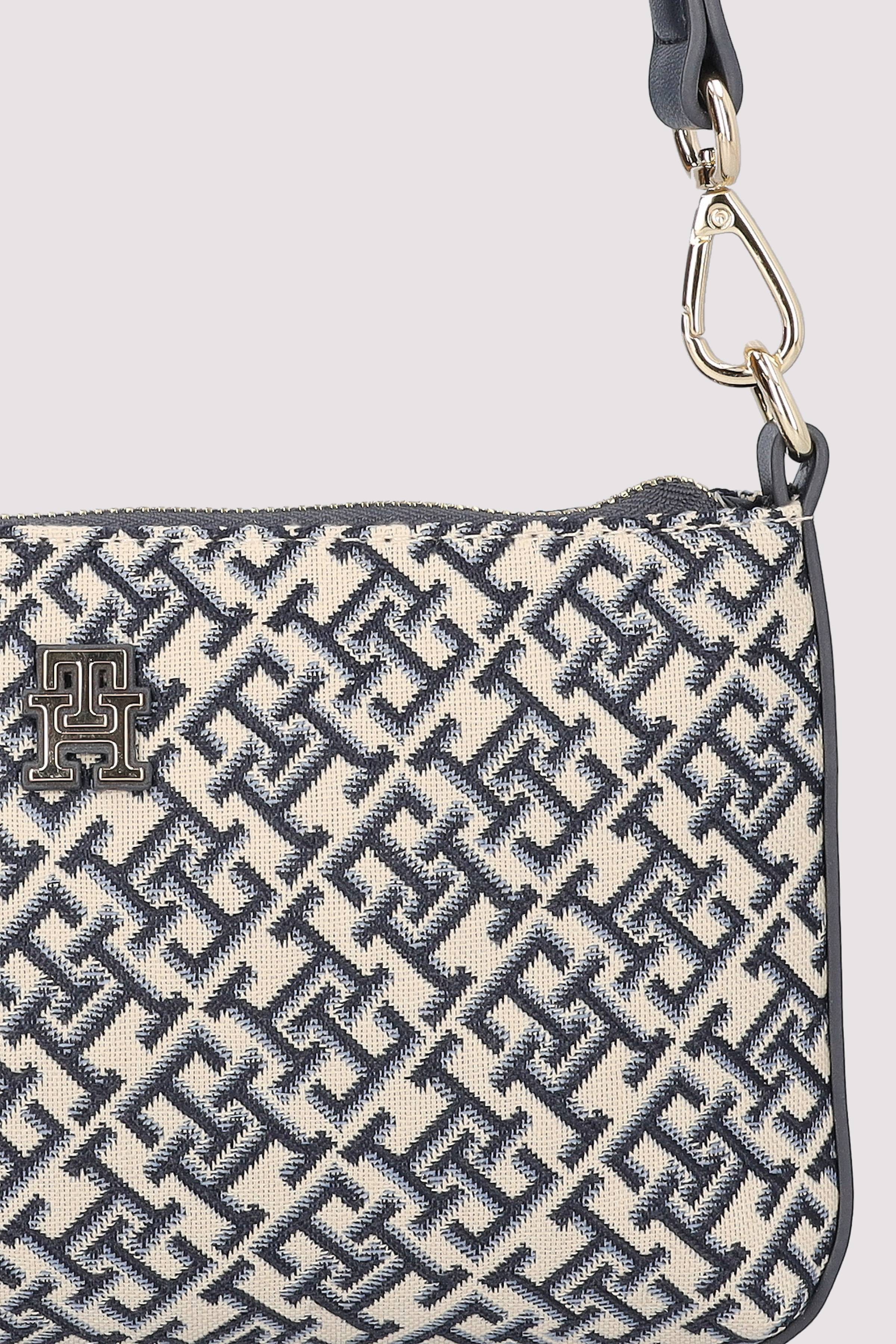 TH JACQUARD SHOULDER POUCH
