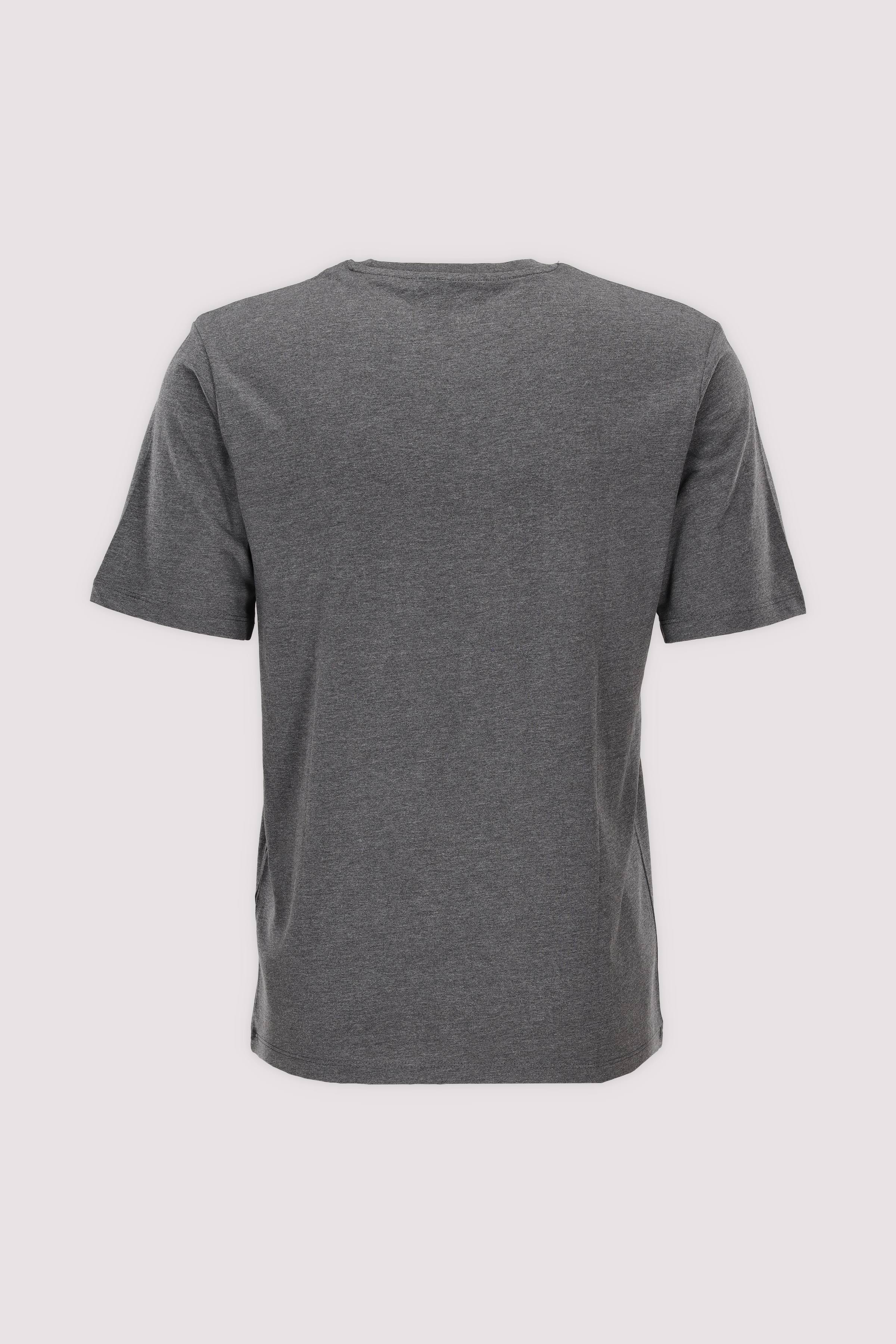 Kurzarm-T-Shirt grau meliert