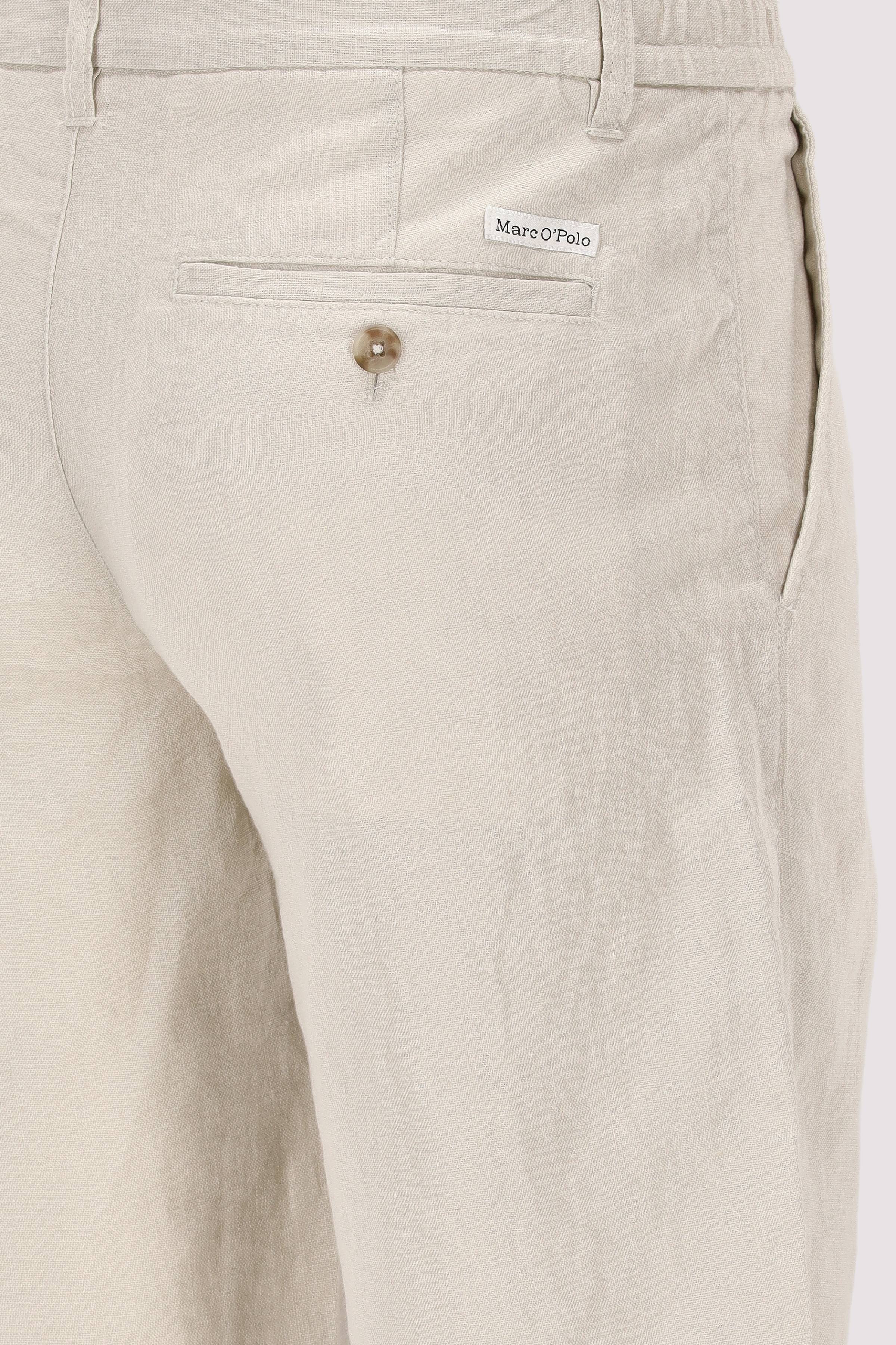 Marc O Polo Casual - Marc O'Polo Leinen-Shorts in Grau