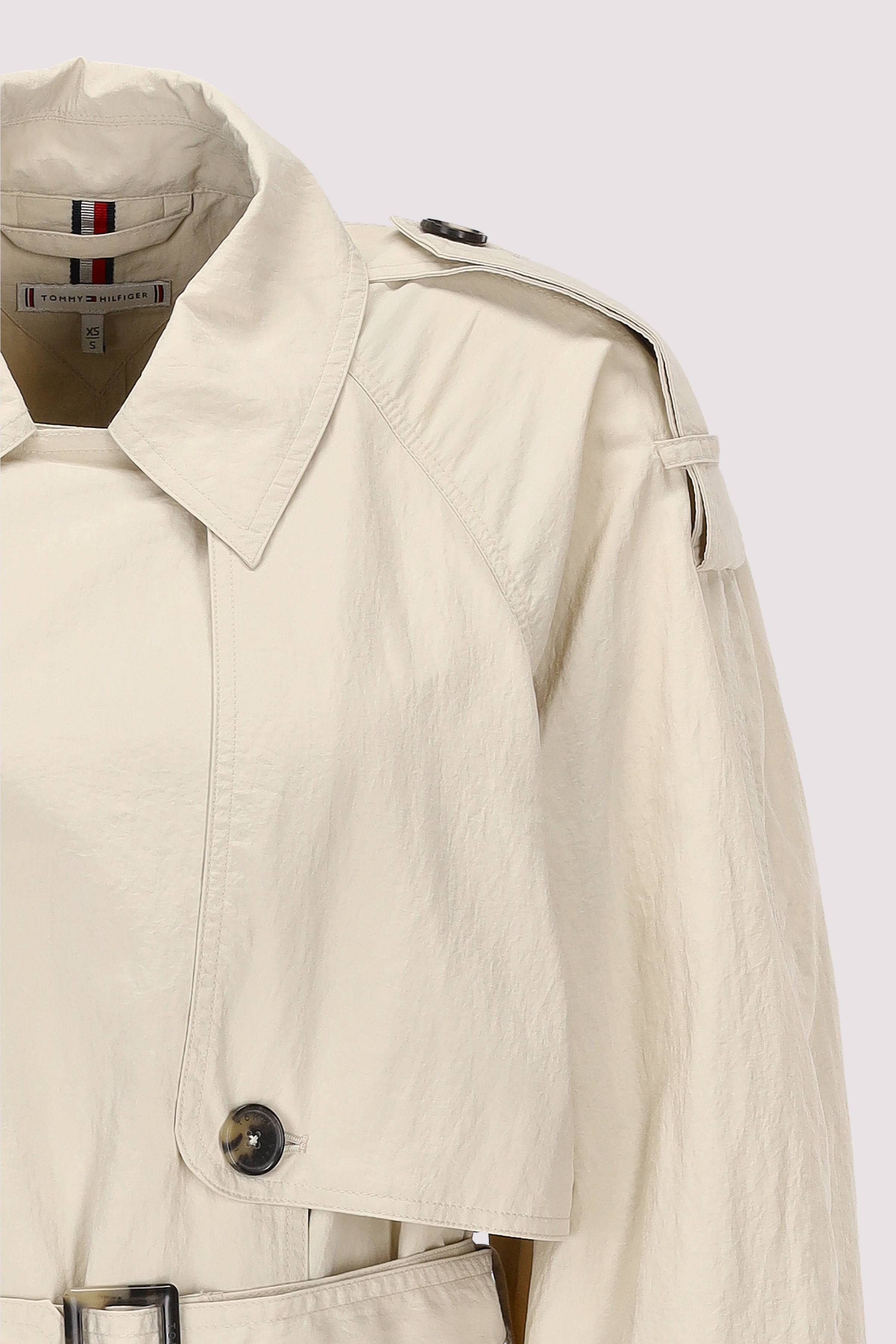 Tommy Hilfiger - LW NYLON OVERSIZED TRENCH Tommy Hilfiger - LW NYLON OVERSIZED TRENCH