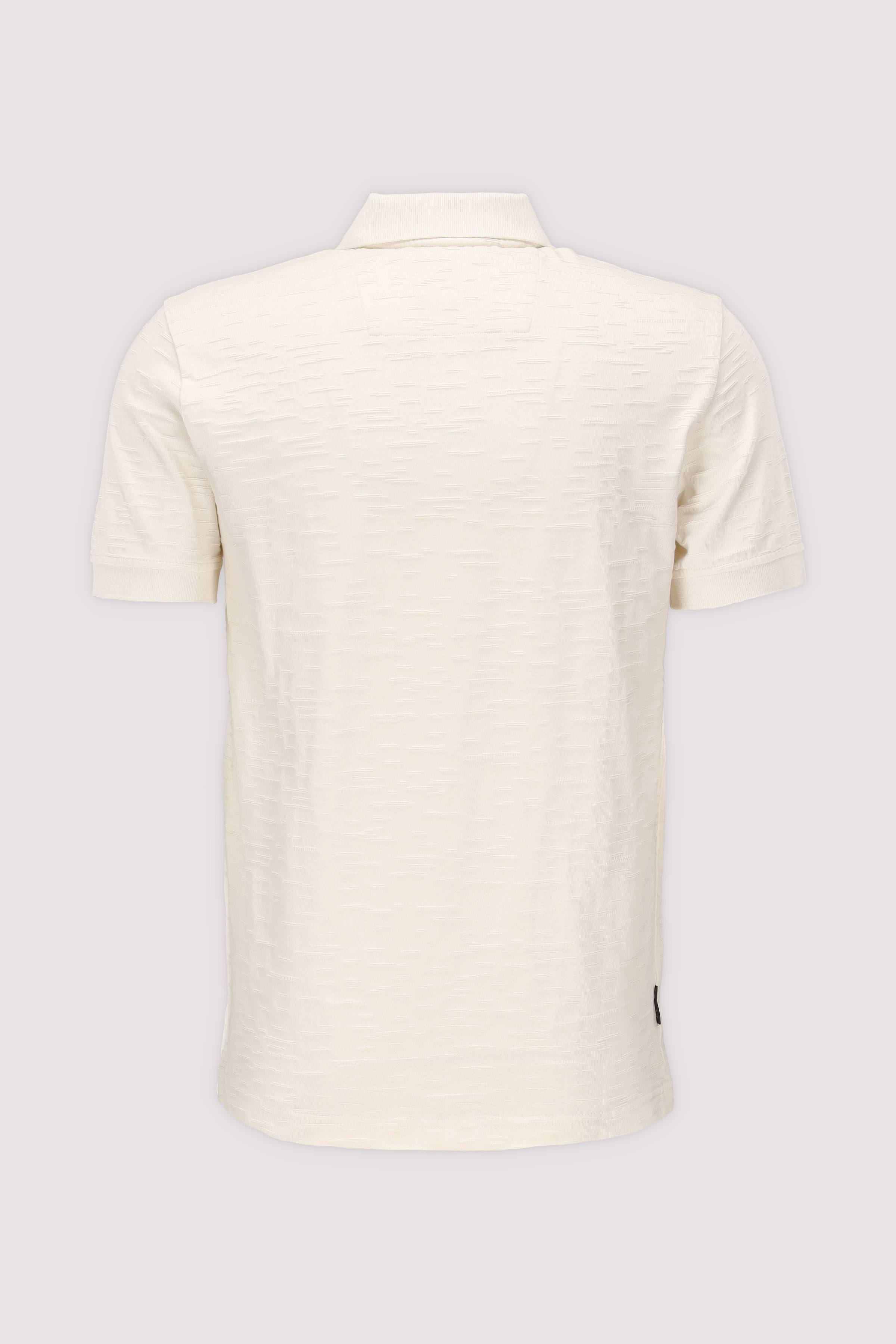 Short sleeve polo jacquard jer
