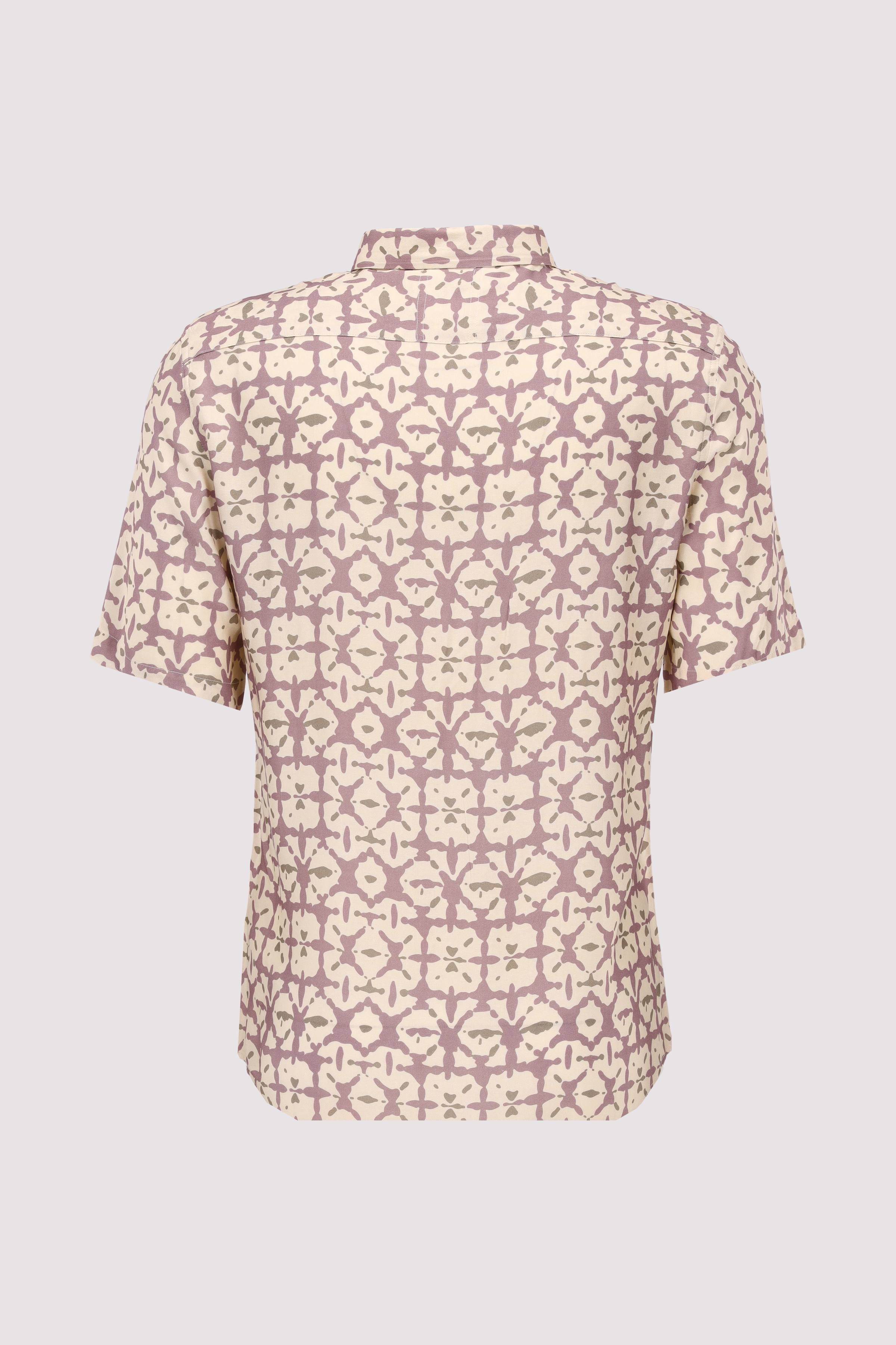 NOWADAYS - tile print viscose shirt NOWADAYS - tile print viscose shirt