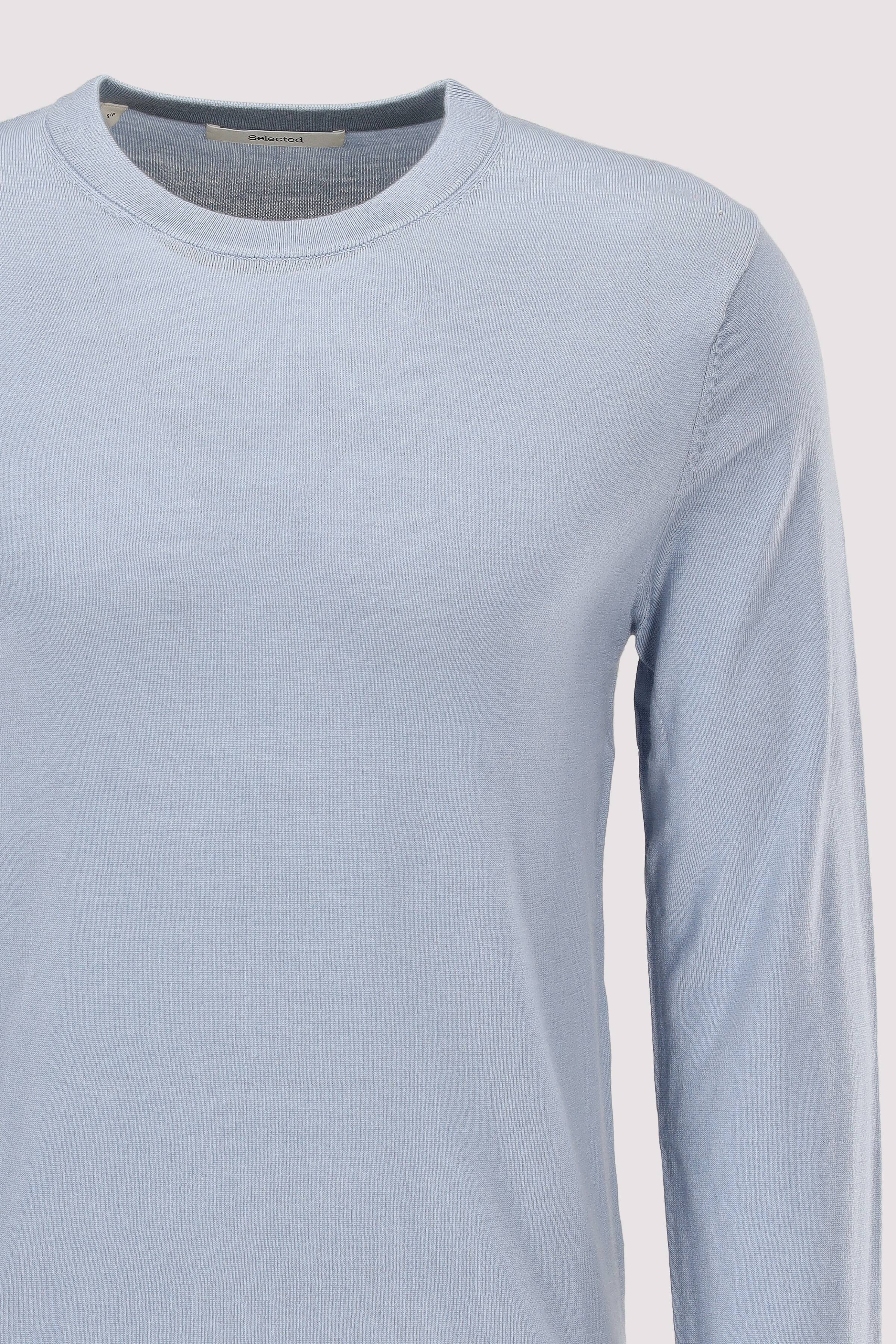 Selected - SLMTRAY LS KNIT MERINO CREW NE