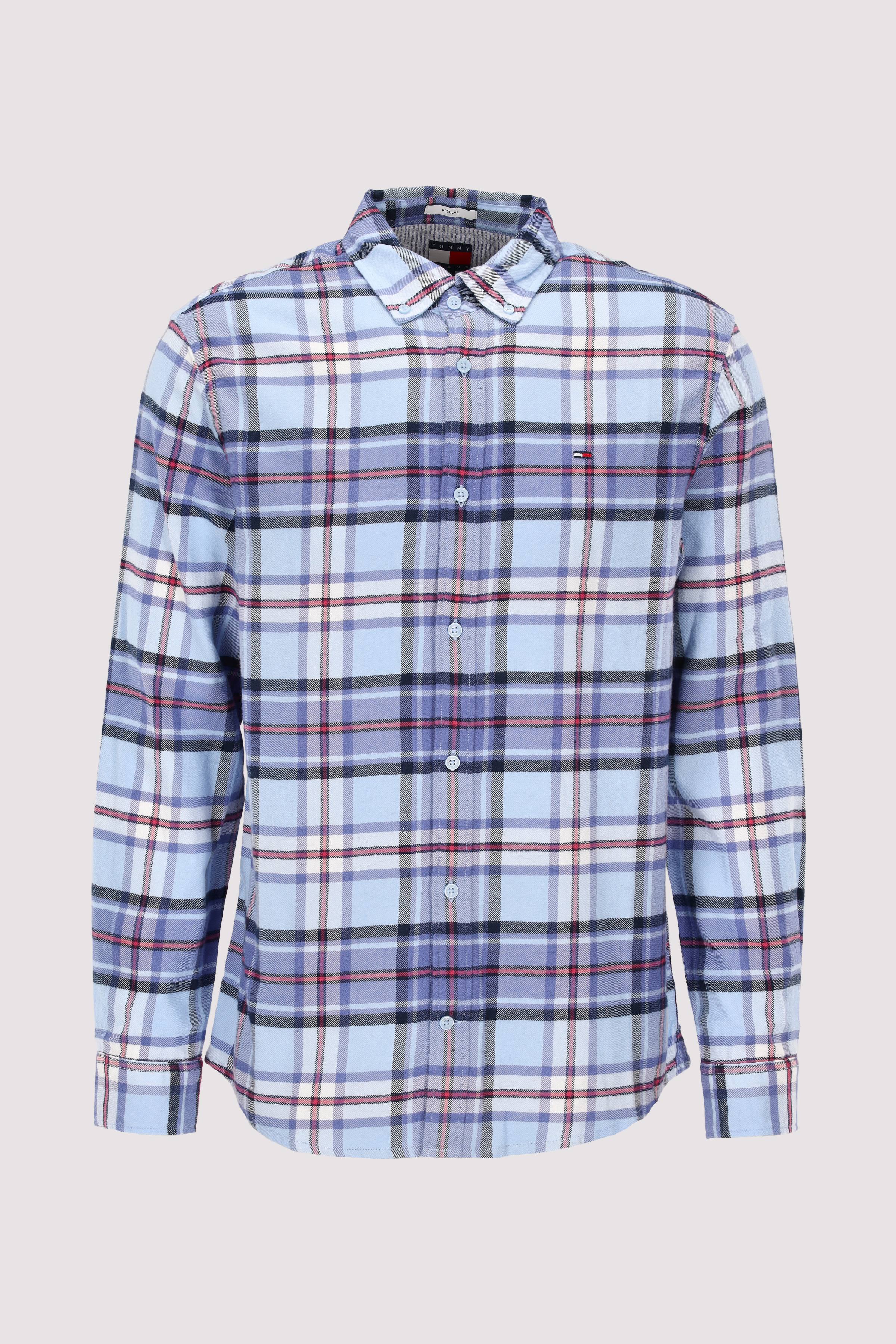 TJM REG FLANNEL CHECK SHIRT EX