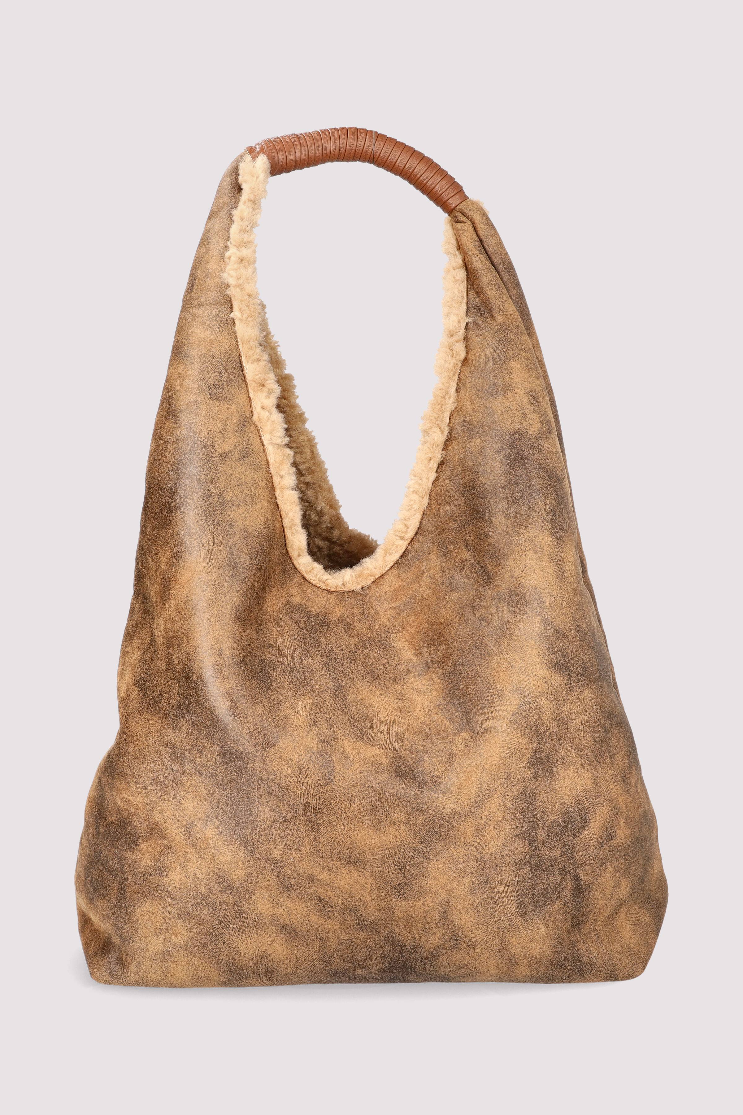 Crazy Lou - camel Handtasche Crazy Lou zeitlos