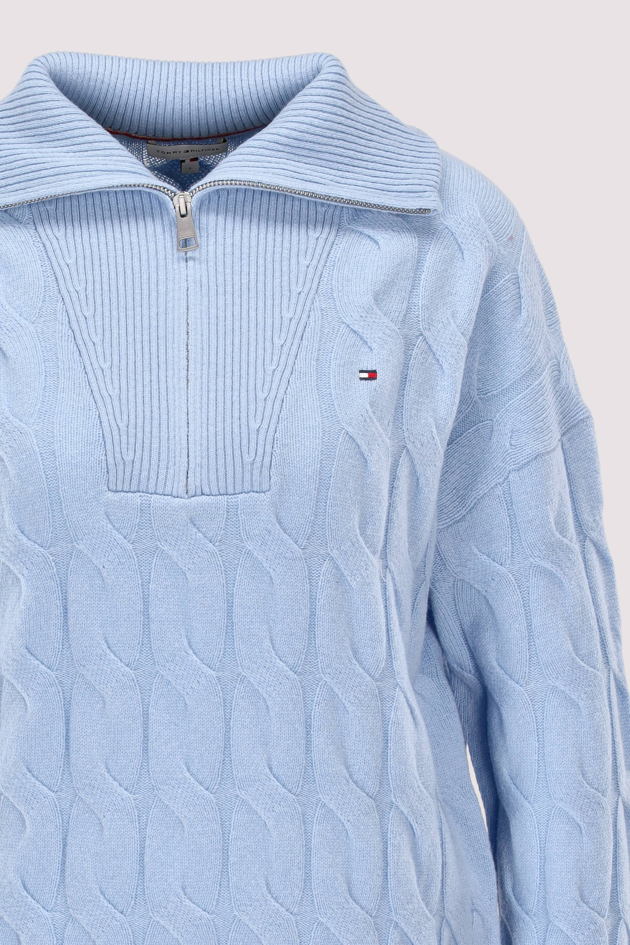 Tommy Hilfiger - Tommy Hilfiger Half-Zip-Pullover blau